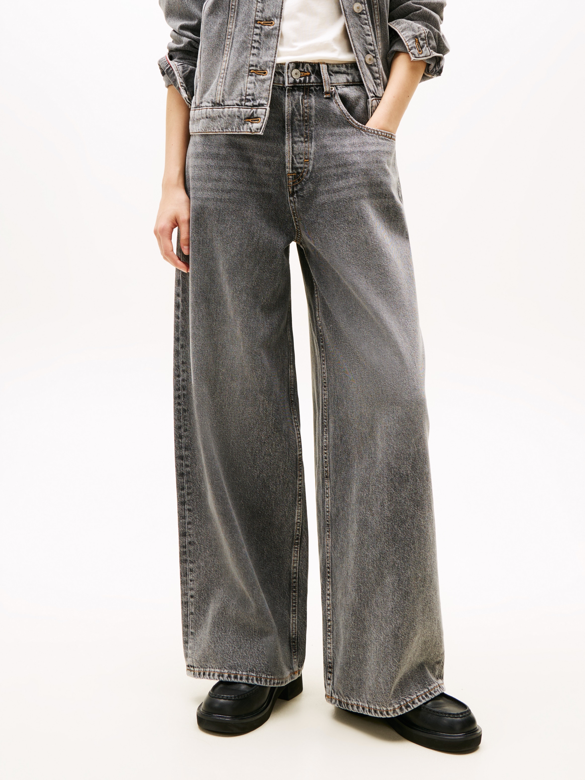 Image of Tommy Jeans Loose-fit-Jeans "CHARLIE MR LOOSE WIDE RWB DI6078"