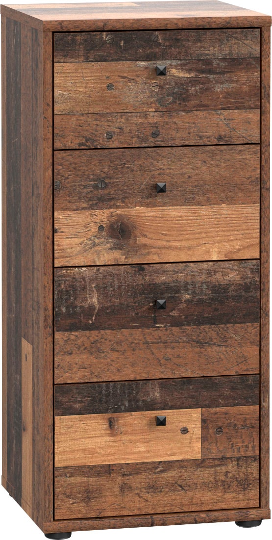 FORTE Commode »Tempra, Kommode, 4 Schubkästen , Höhe 85,5 cm« Largeur 38,6 cm
