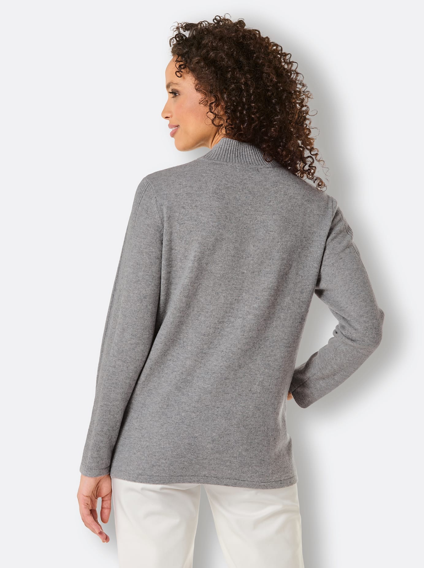 CREATION L PREMIUM Stehkragenpullover »Merino-Kaschmir-Pullover«
