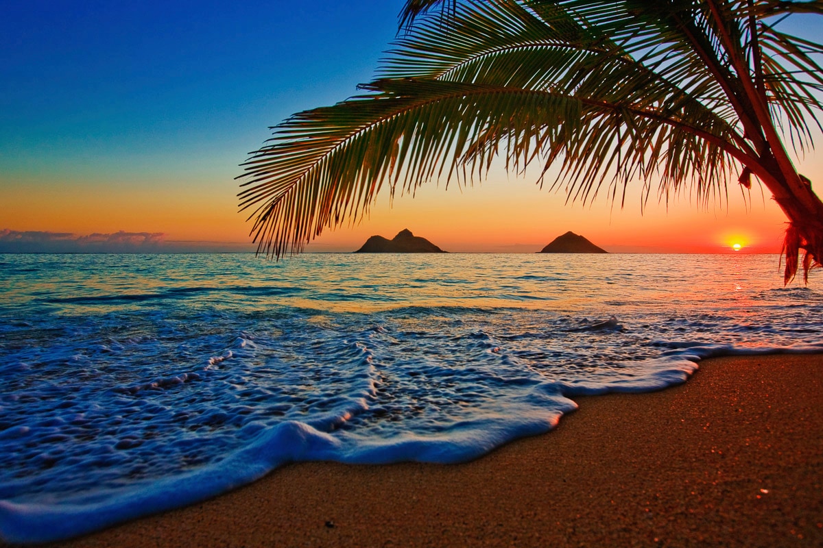 Image of Papermoon Fototapete "Lanikai Beach Hawaii"