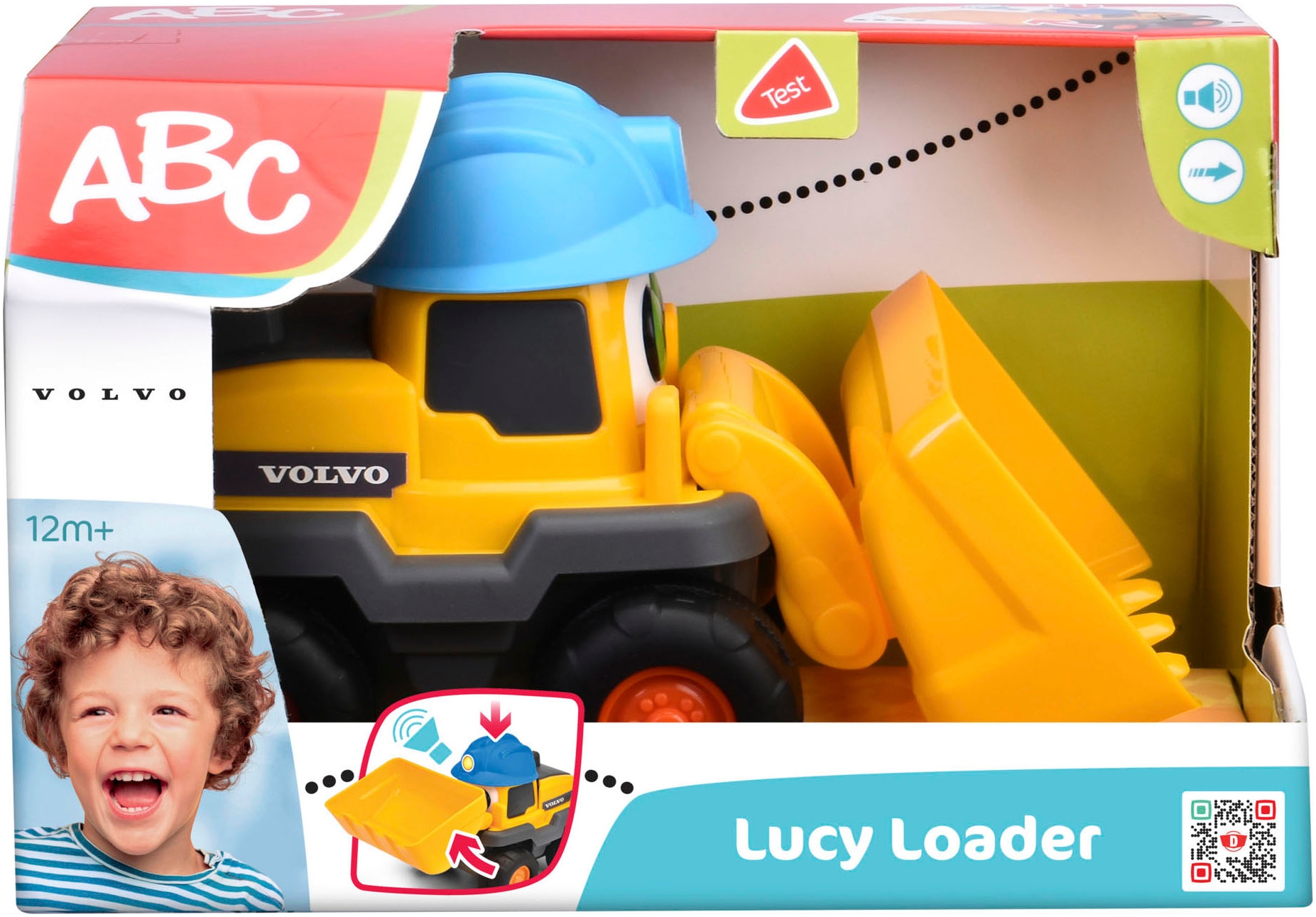 ABC Spielzeug-Radlader »ABC Lucy Loader«, mit mechanischer Hupe