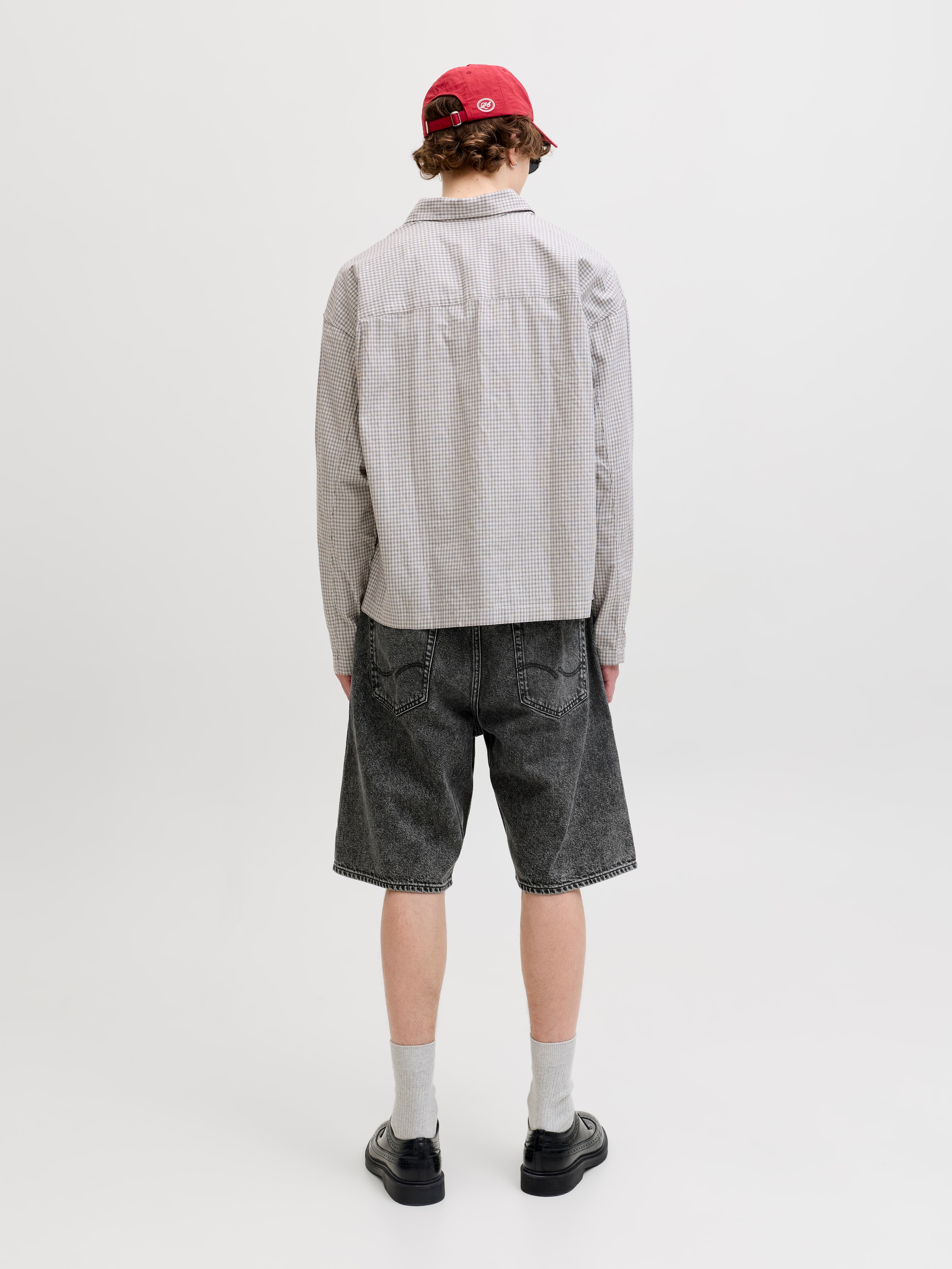 Jack & Jones Short en jean »JJIALEX JJORIGINAL SHORTS SQ 734 ST LN« coton, baggy fit