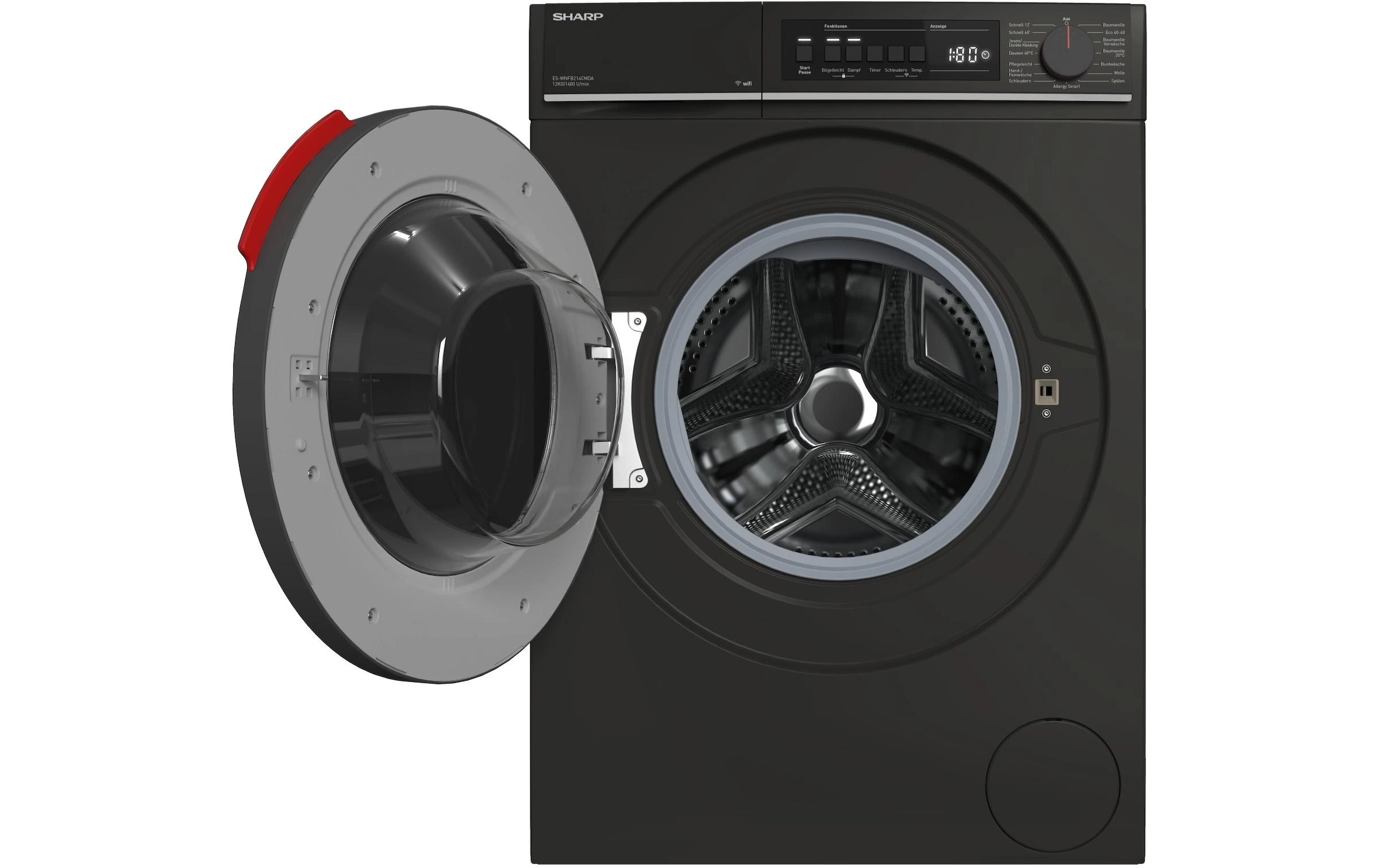 Sharp Machine à laver »ES-WNFB214CMDA-DE« 12 kg 1400 U/min