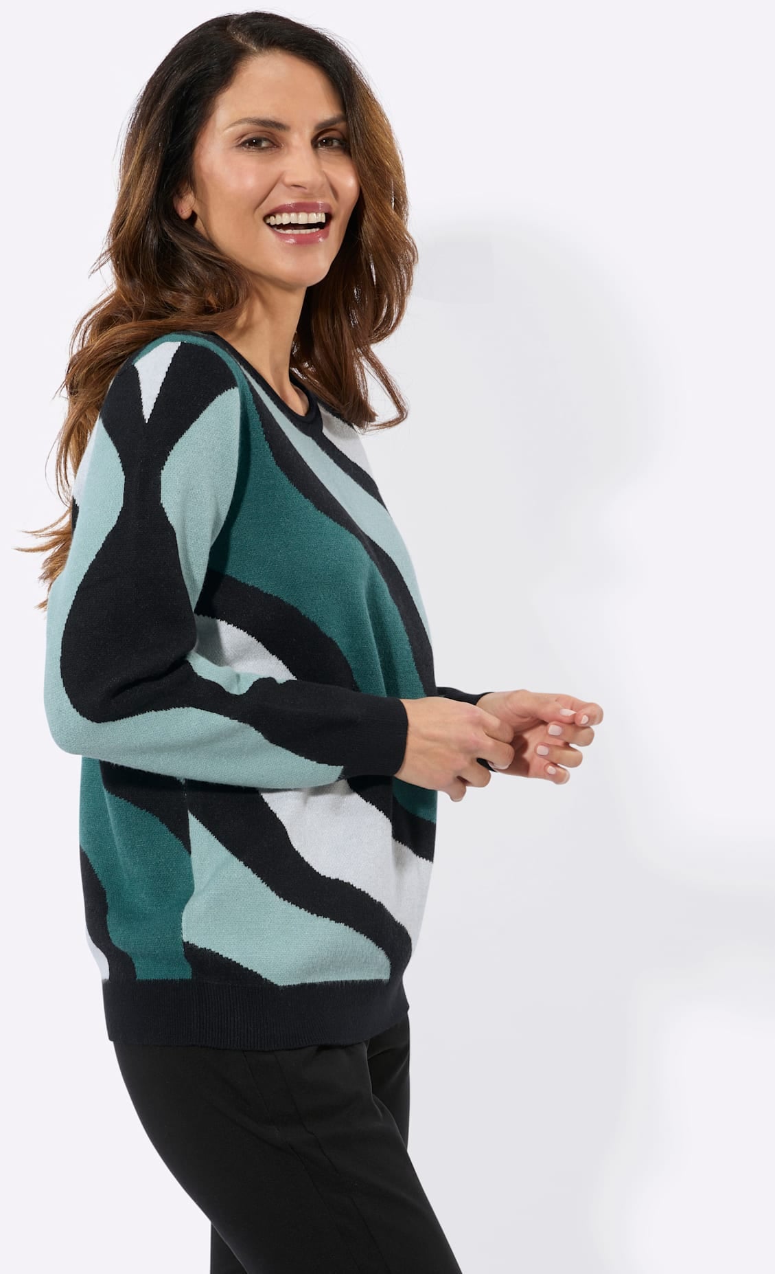 Inspirationen Jacquardpullover »Pullover«