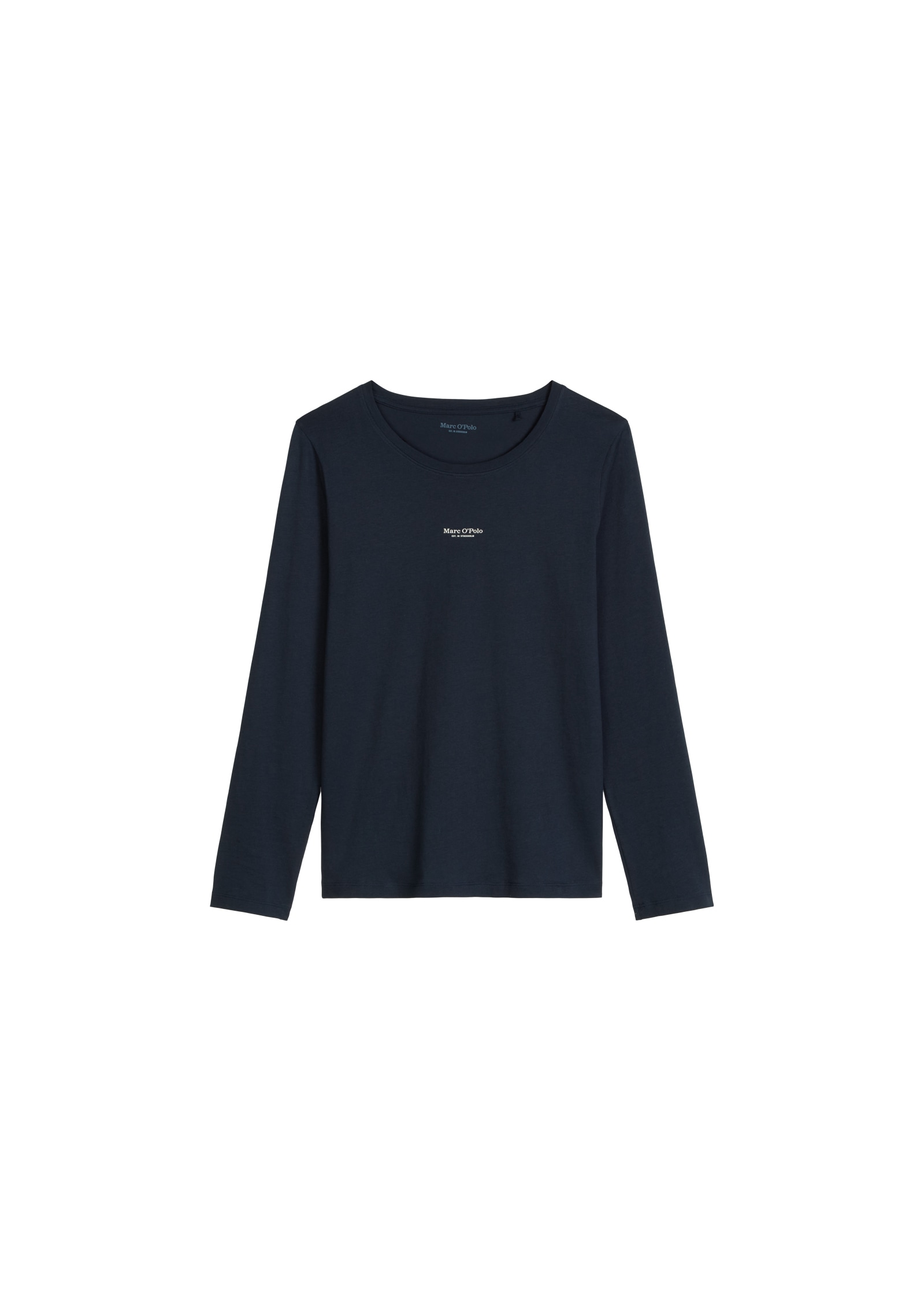 Marc O'Polo Haut de pyjama »Mix N Match Cotton Top LS« mit Rundhalsausschnitt und langen Ärmeln