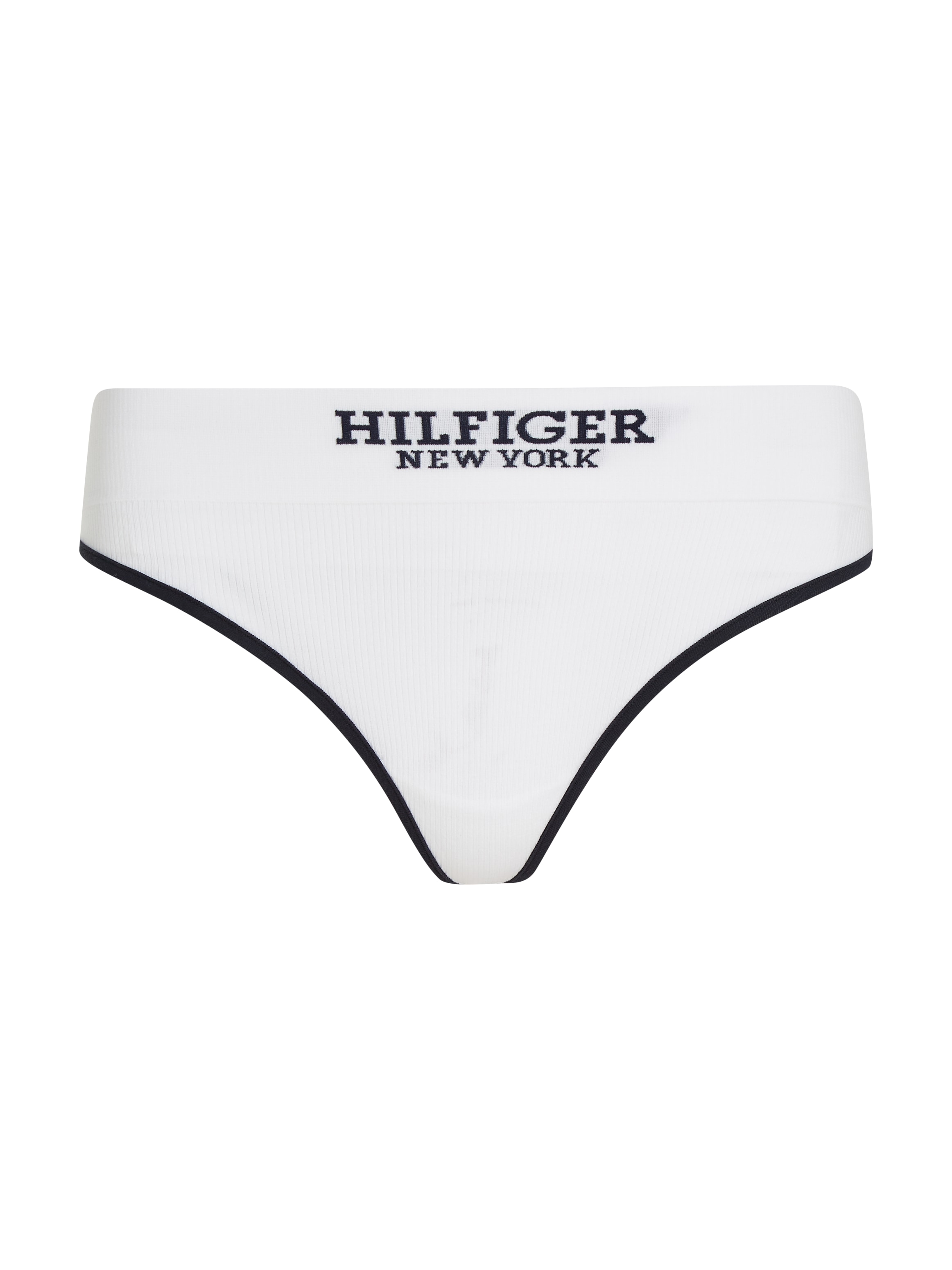 Tommy Hilfiger Underwear Slip »THONG«, Rippware, kontrastfarbene Details