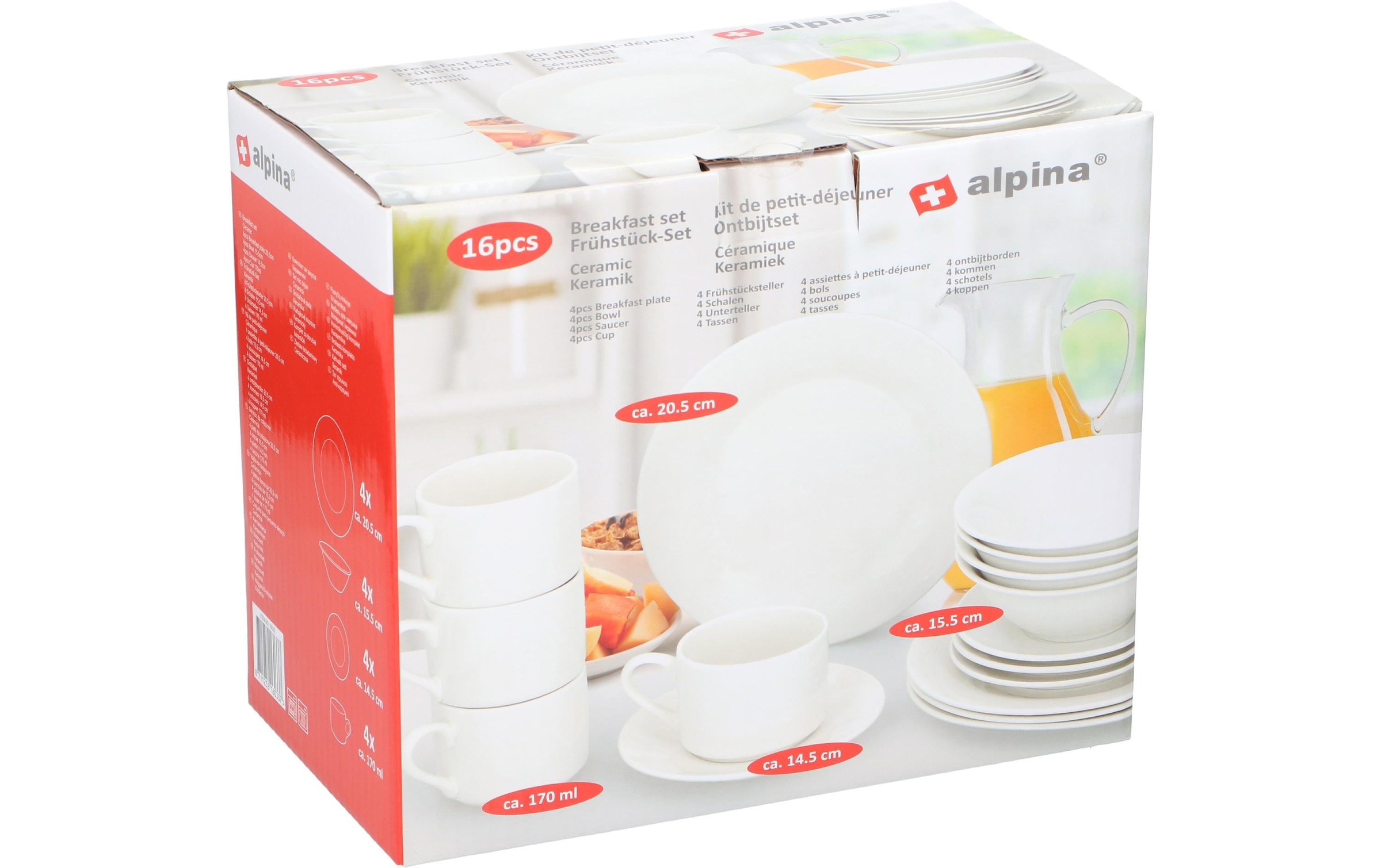   Set de vaisselle »alpina 16-teilig«