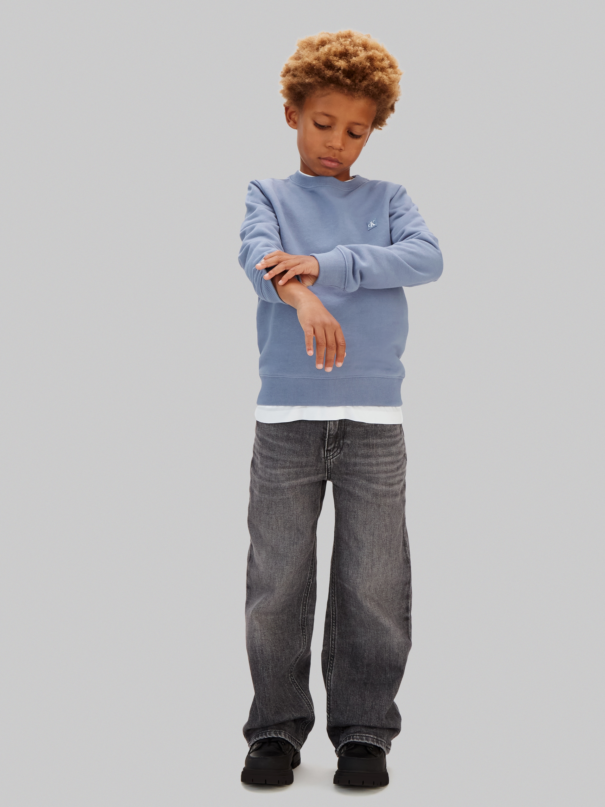 Calvin Klein Jeans Sweatshirt »MINI BADGE«, Regular fit für Kinder
