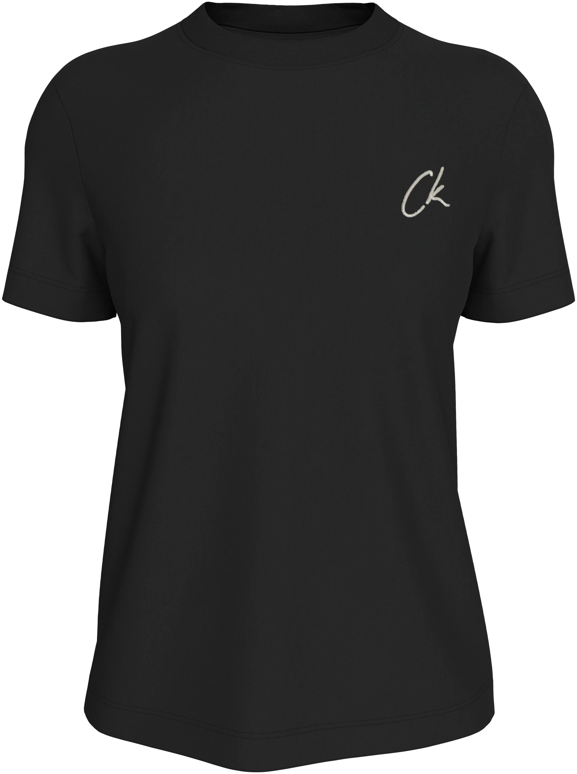 Calvin Klein Jeans Plus T-Shirt »Plus Embroidered CK Regular Tee«, in Grossen Grössen mit Logostickerei