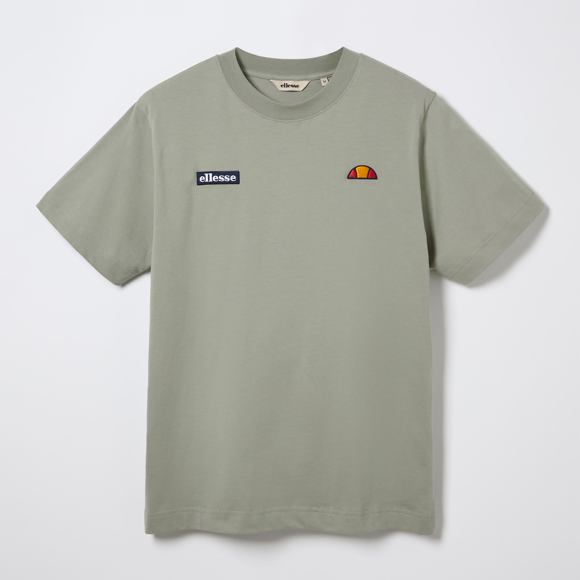 Ellesse T-shirt »FLORAN TEE« avec col rond, design à manches courtes, en coton, longueur normale