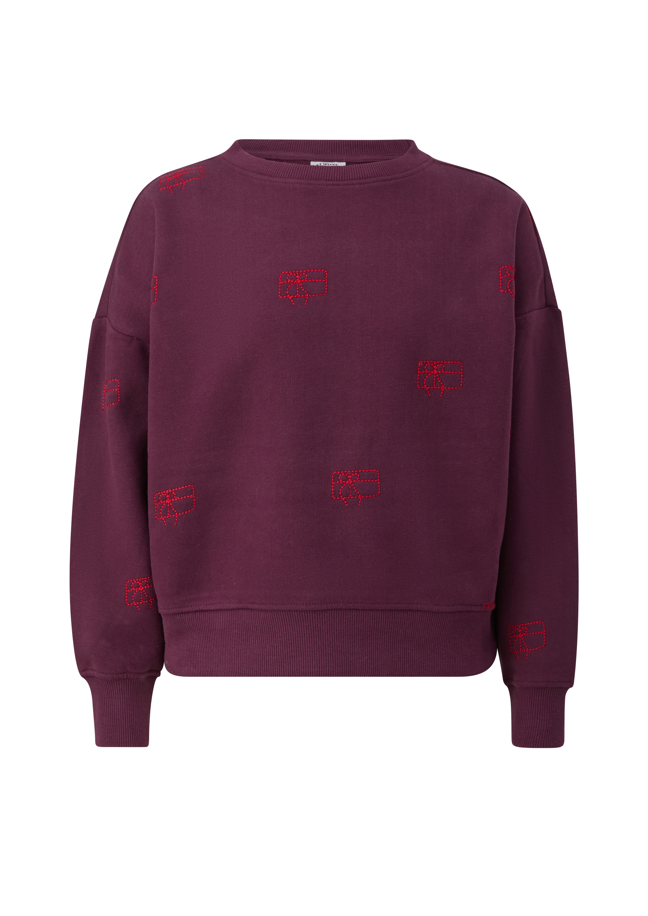 Image of s.Oliver Junior Sweatshirt, mit Stickereien / Rundhals / Für Girls