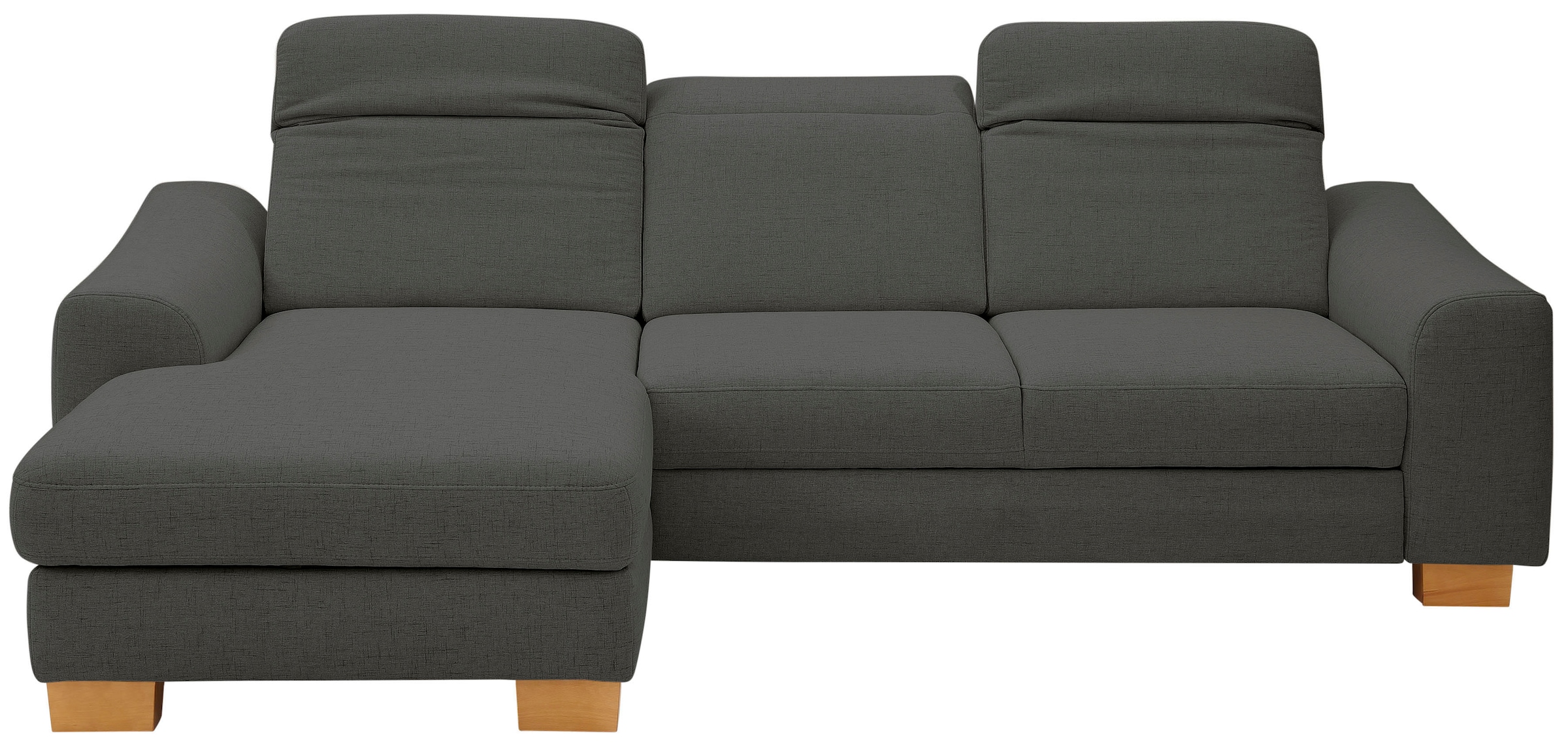 Home affaire Canapé d'angle »Dundee L-Form« wahlweise mit Kopfteilverstellung und zusätzlich mit Bettfunktion