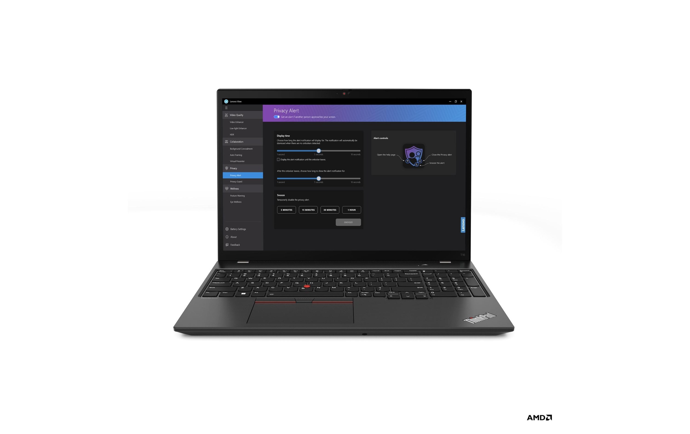 Lenovo Notebook »ThinkPad T16 Gen. 2 (AMD)«, 40,48 cm, / 16 Zoll, AMD, Ryzen 5, 512 GB SSD