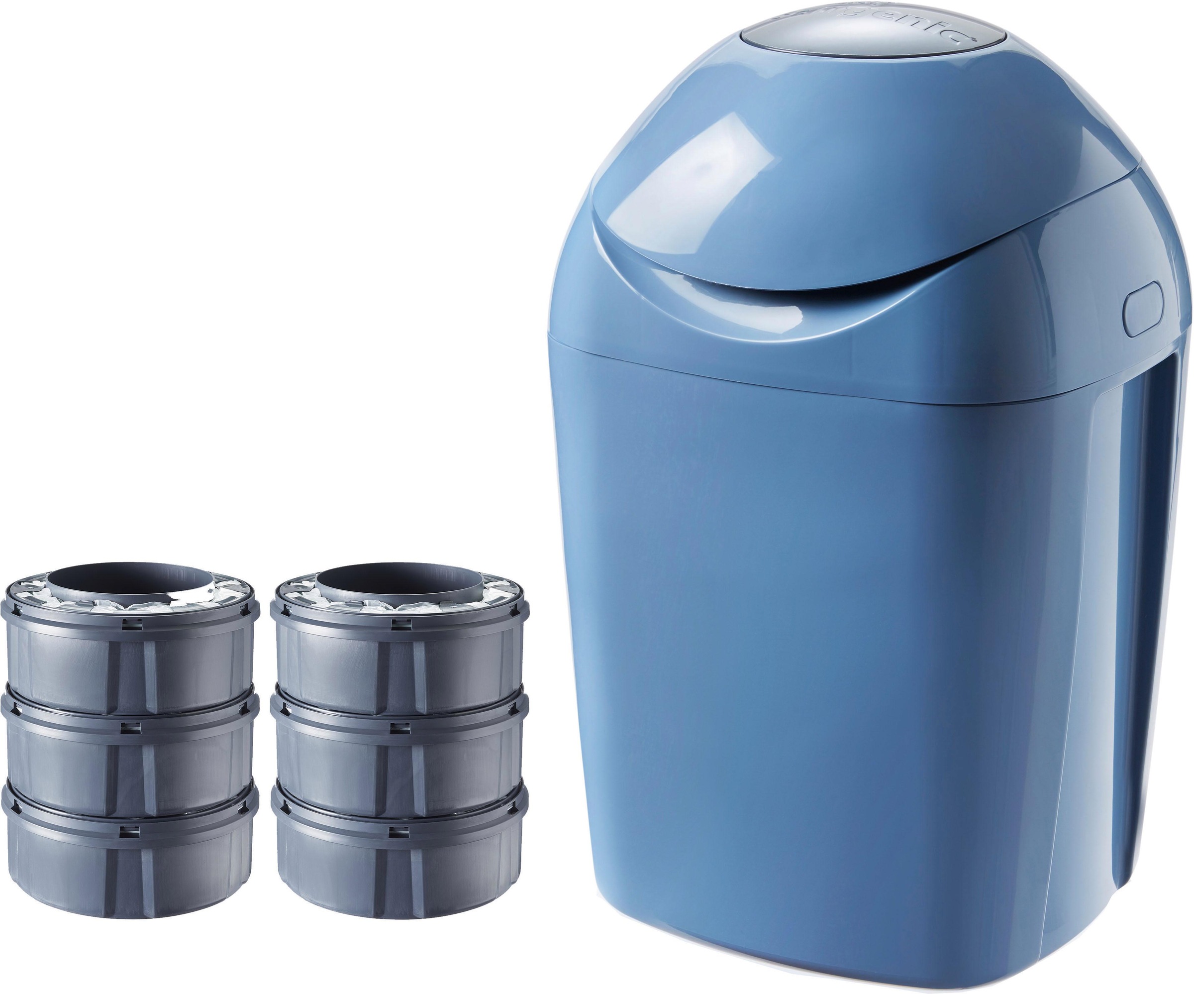 Image of Tommee Tippee Windeleimer »Sangenic Tec Windeltwister Starterset, blau«, 1 Behälter, mit 6 Nachfüllkassetten bei Ackermann Versand Schweiz