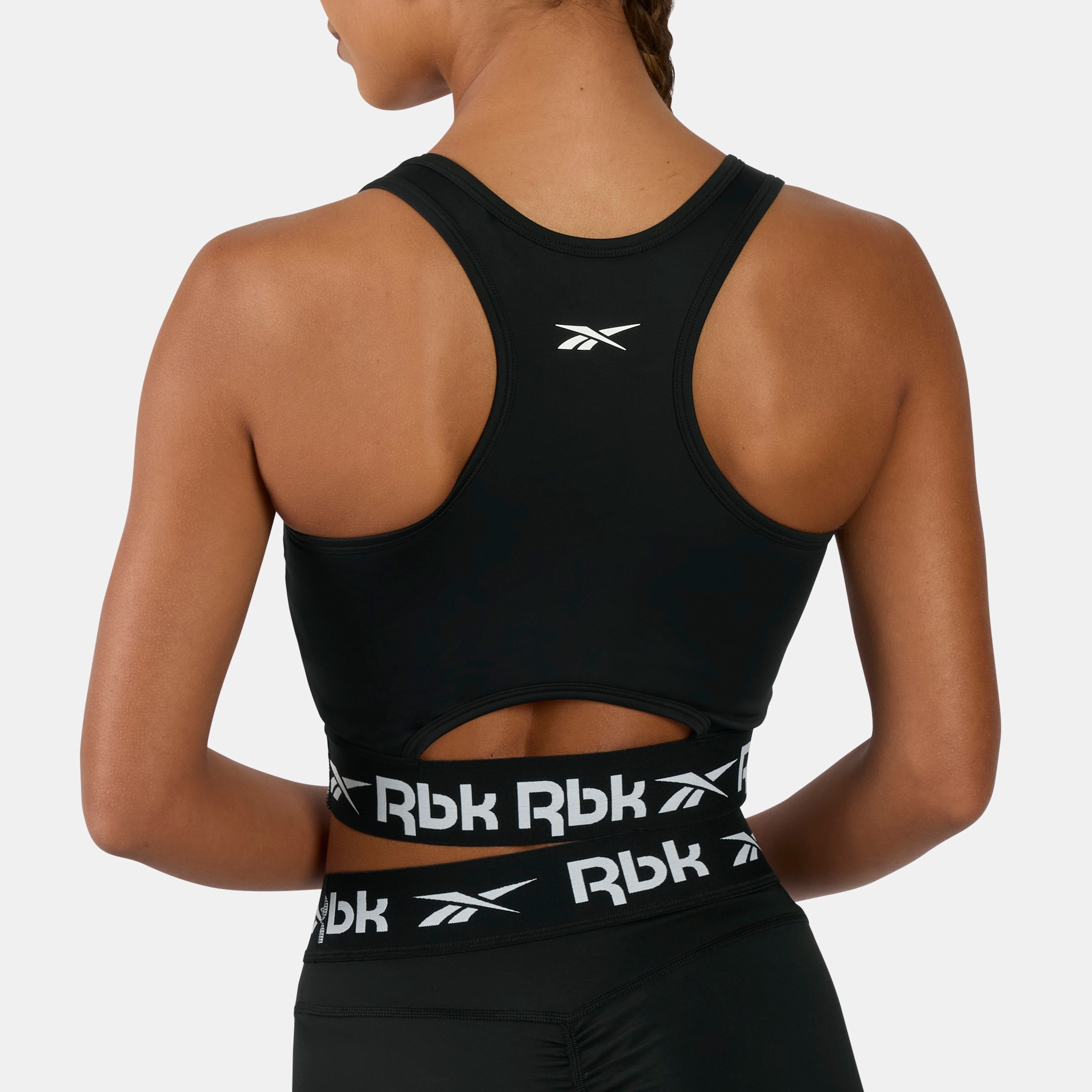 Reebok Soutien-gorge de sport »ID TRAIN RUCHED BRA« für Fitness, aus Polyester und Elasthan