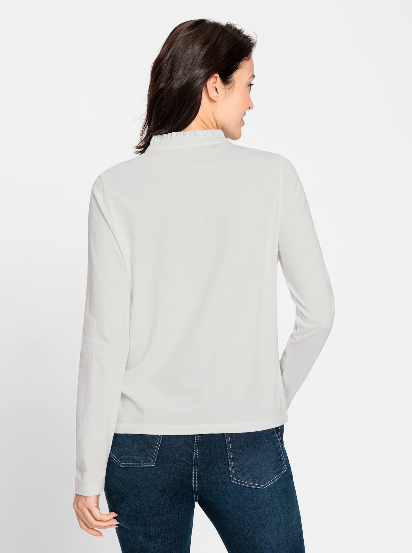 Inspirationen Stehkragenshirt »Stehkragen-Shirt«, (1 tlg.)
