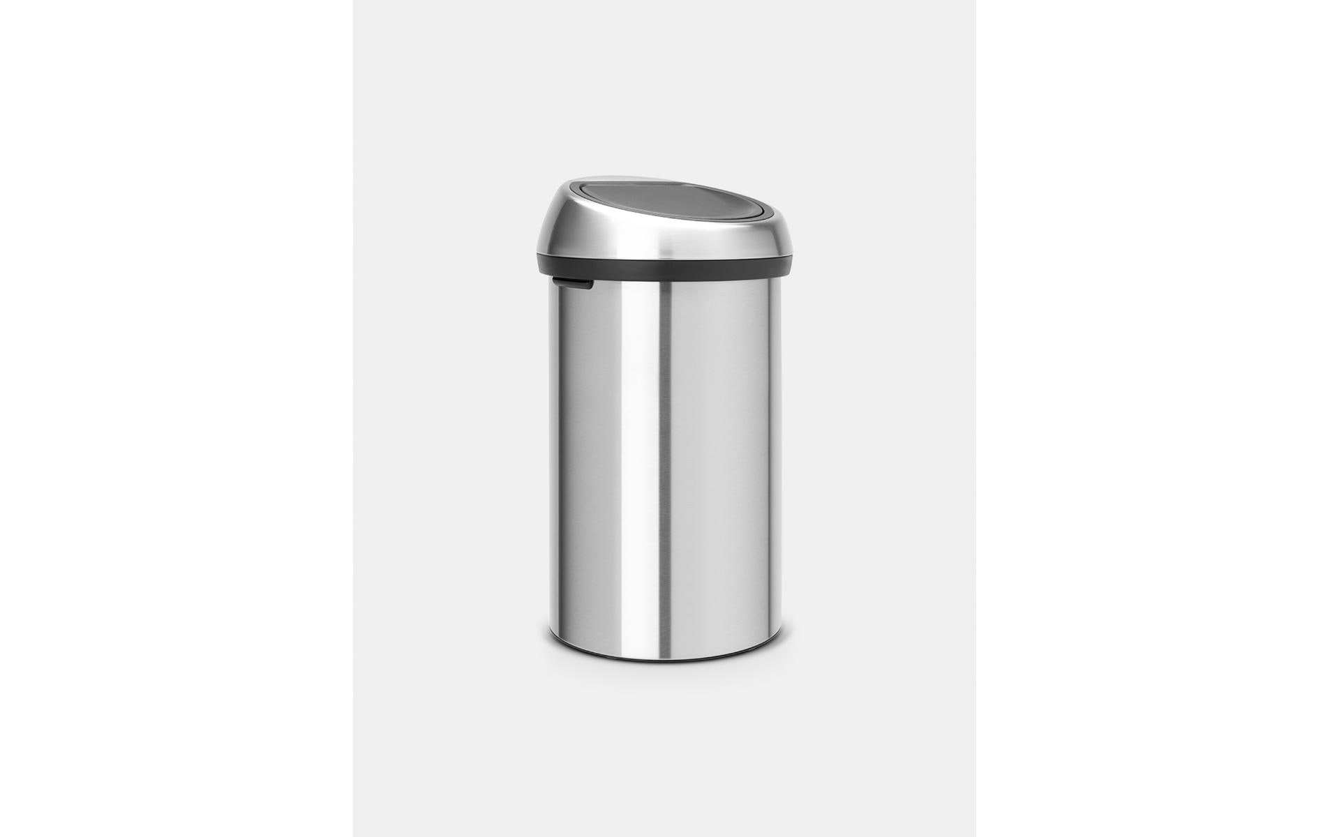 Touch Bin Mülleimer 60 l Stahl matt