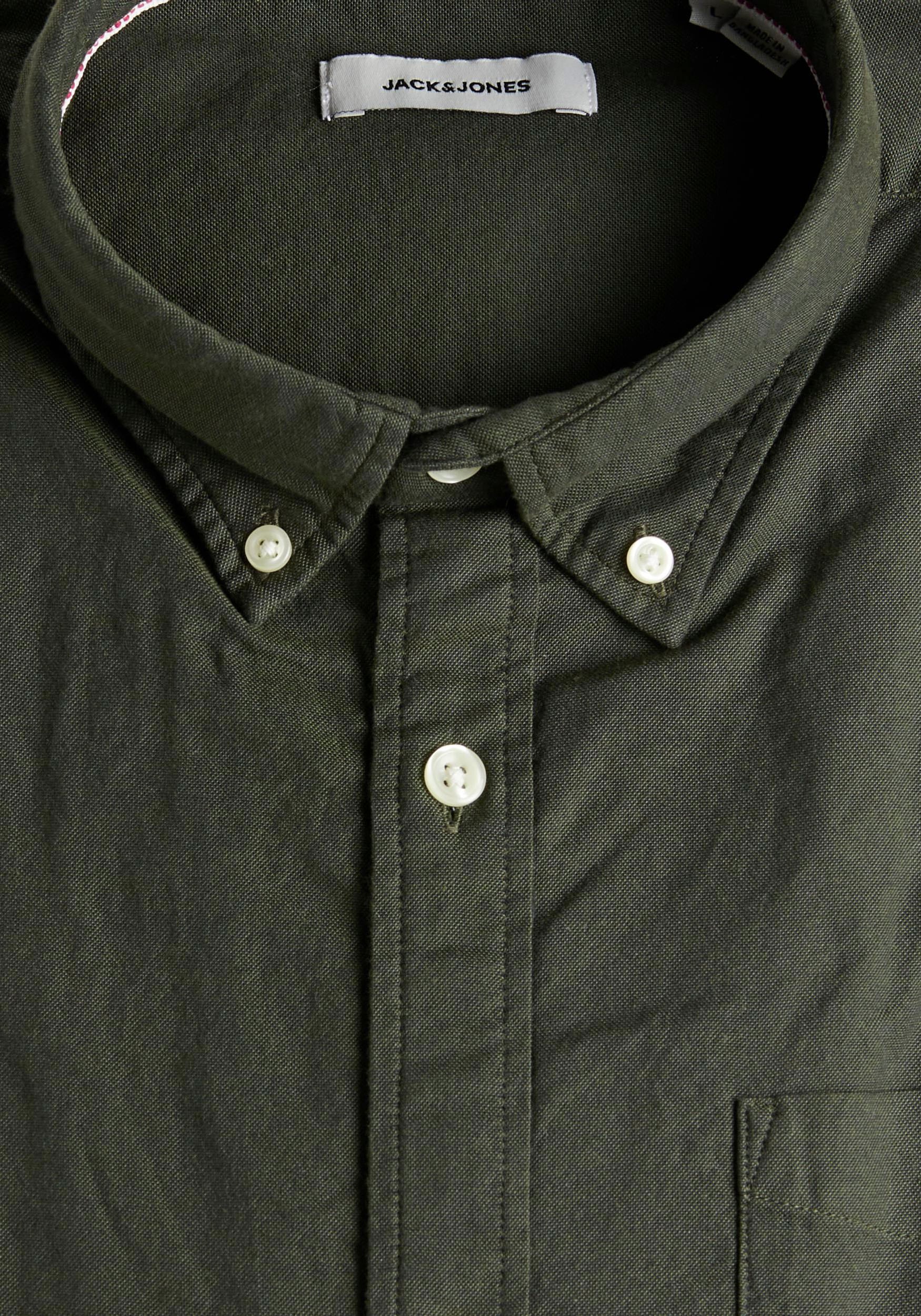 Jack & Jones PlusSize Langarmhemd »JJ JJEOXFORD SHIRT L/S«