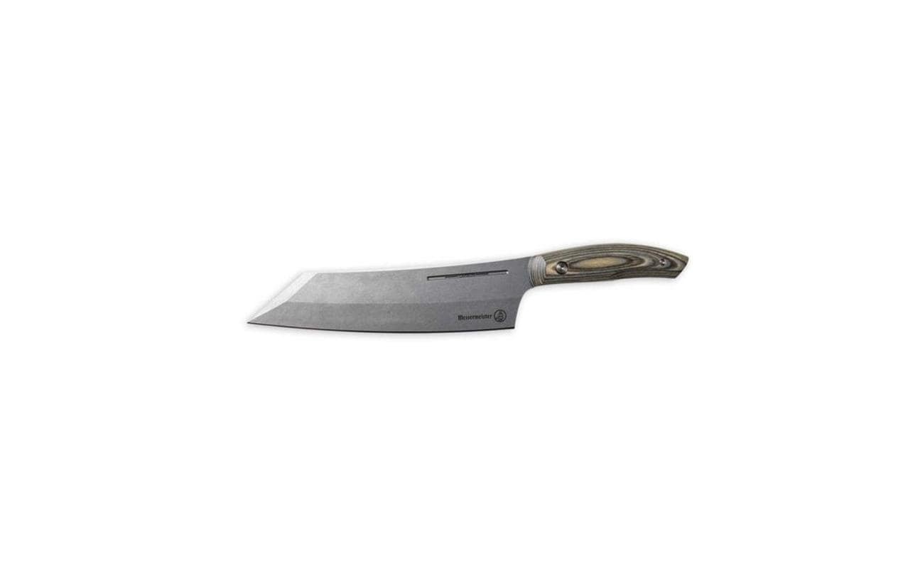 Kochmesser »Messermeister Carbon Bunka 20 cm, Braun/Grau«, (1 tlg.)