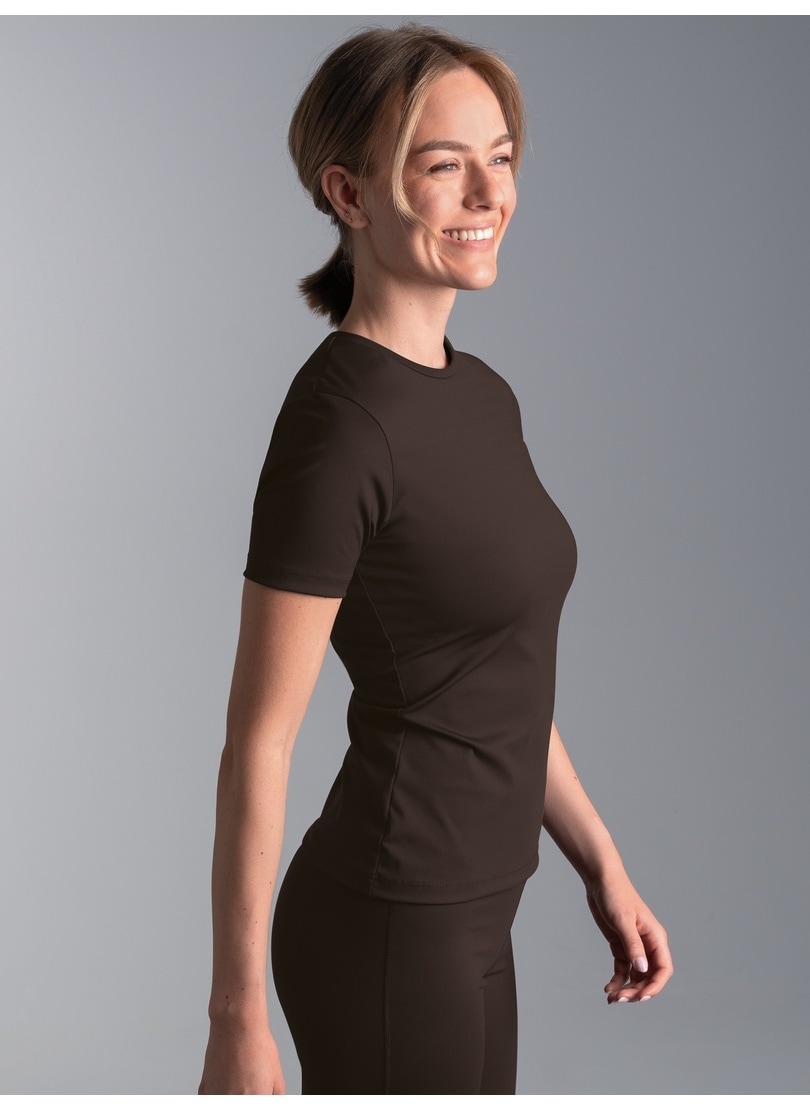 Image of Trigema T-Shirt "TRIGEMA Sport-Shirt mit reflektierender Schwinge" 1