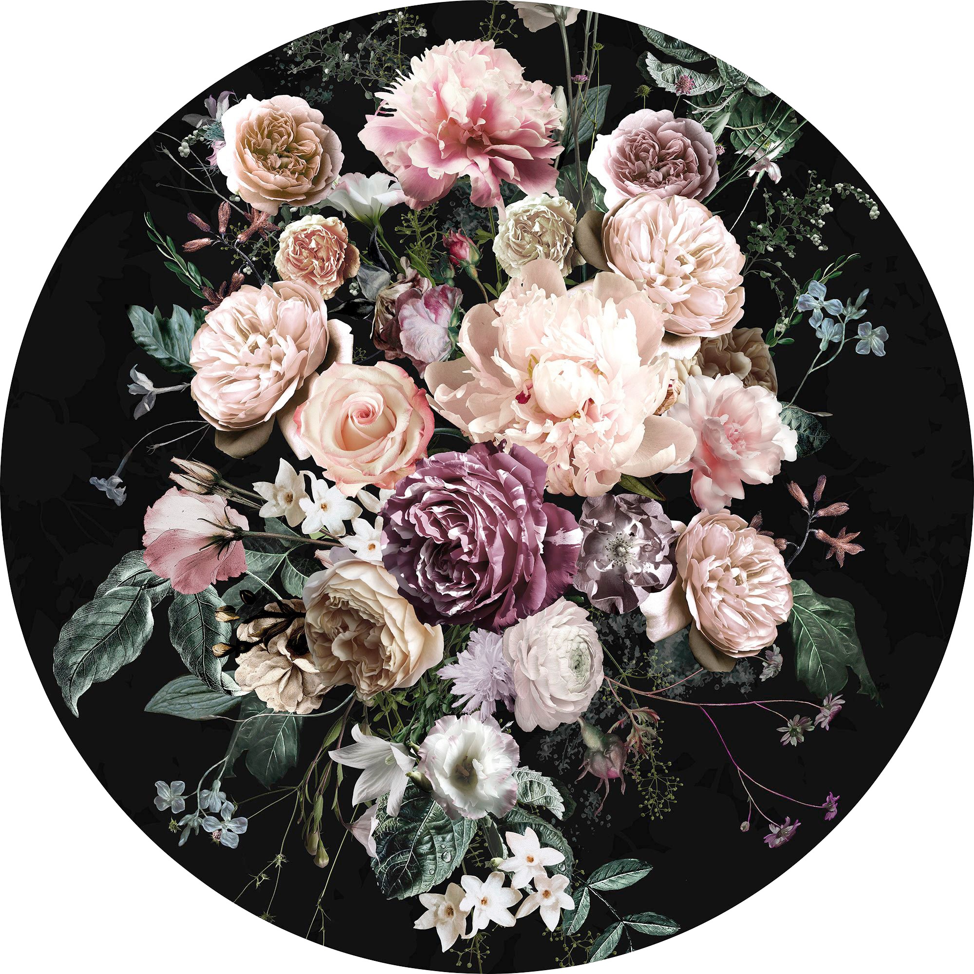 Image of Komar Vliestapete »Enchanted Flowers«, abstrakt-botanisch bei Ackermann Versand Schweiz