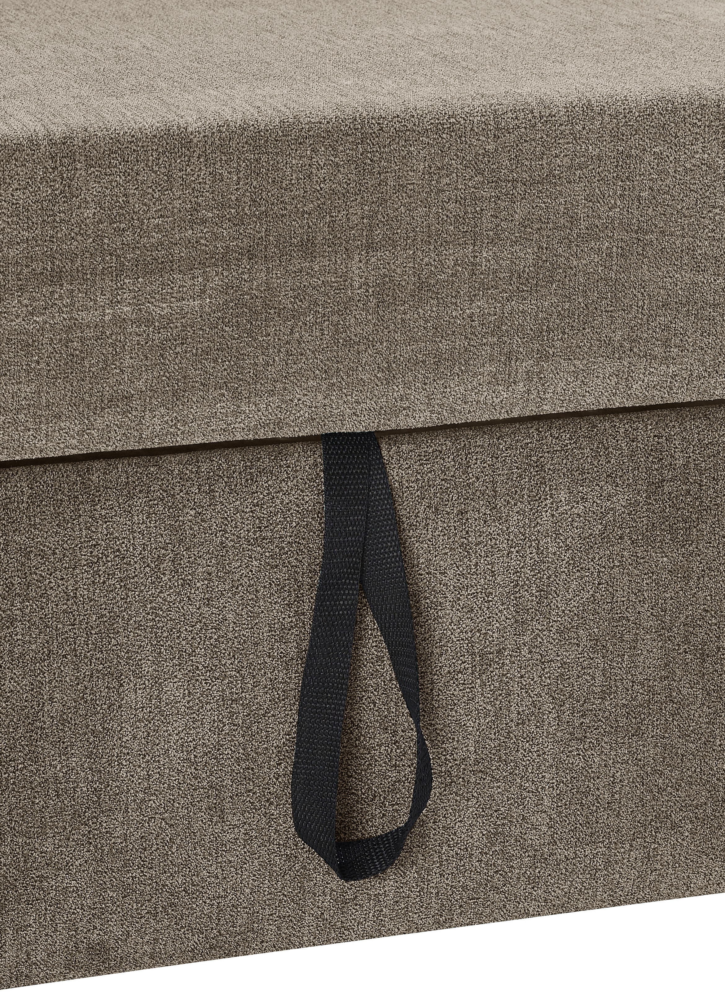 DOMO collection Ecksofa »Pegnitz, elegante Rückensteppung, zeitlose Formensprache, L-Form«, wahlweise mit Bettfunktion