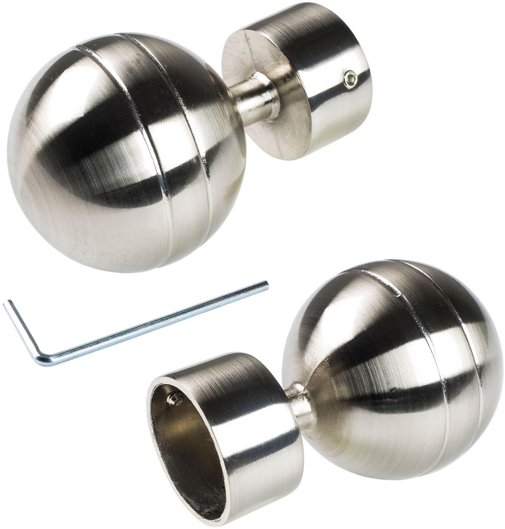 Image of Liedeco Gardinenstangen-Endstück "Kugel" für Gardinenstange Ø 28 mm