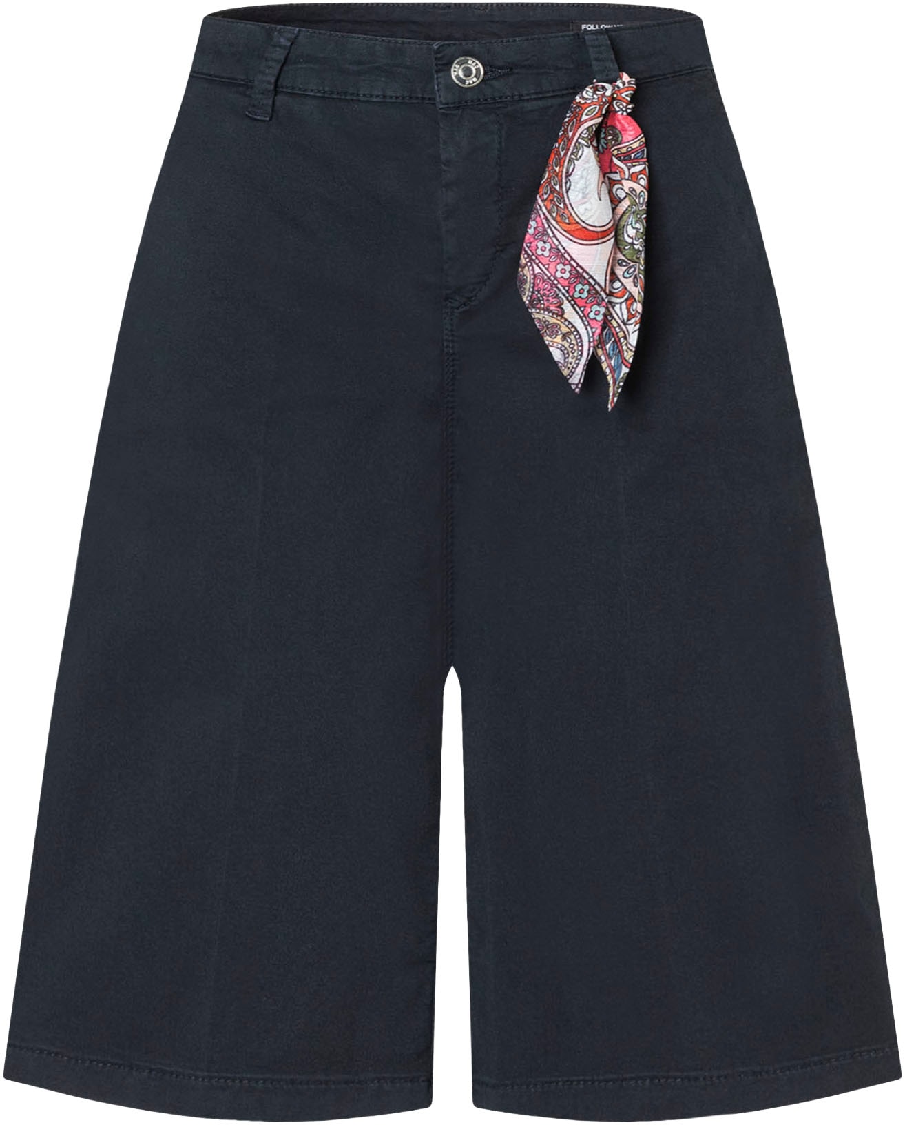 MAC Bermuda »CHINO Bermuda«  jambe large, avec foulard décoratif