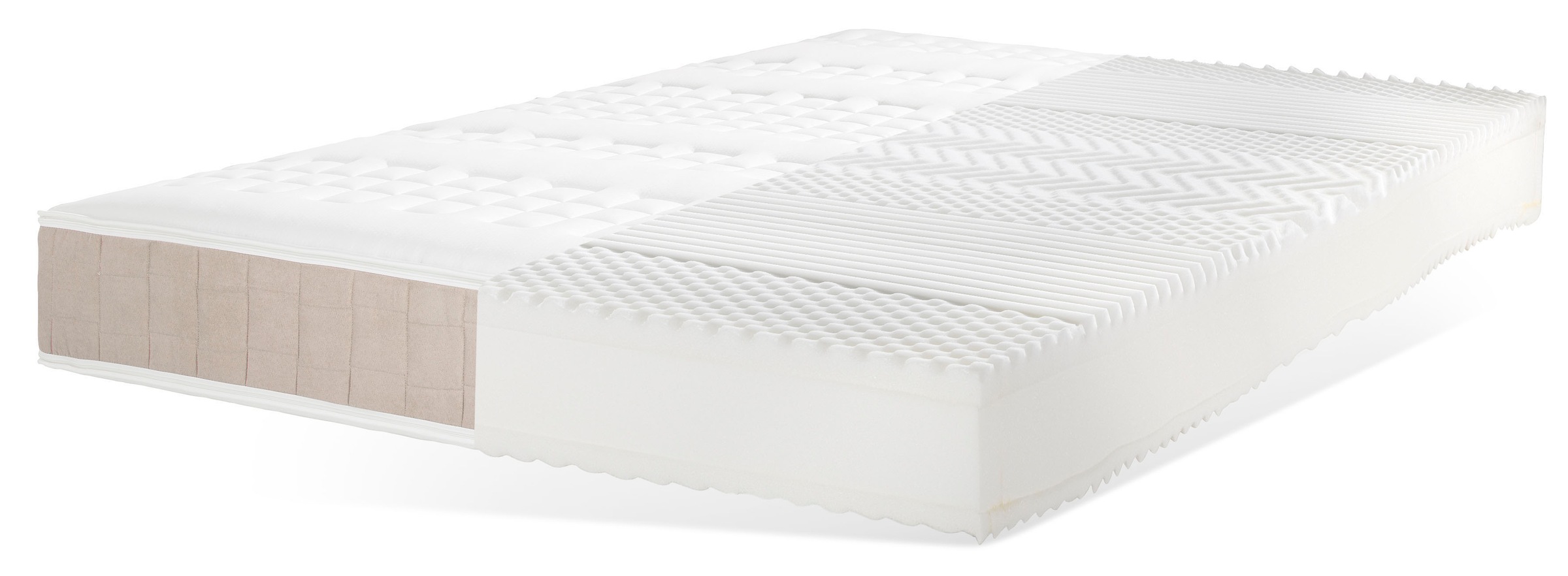 Image of DELAVITA Boxspringmatratze »Clemens Weiss«, 24 cm cm hoch, 448 Federn, (1 St.), sorgt für eine hohe Punktelastizität! bei Ackermann Versand Schweiz