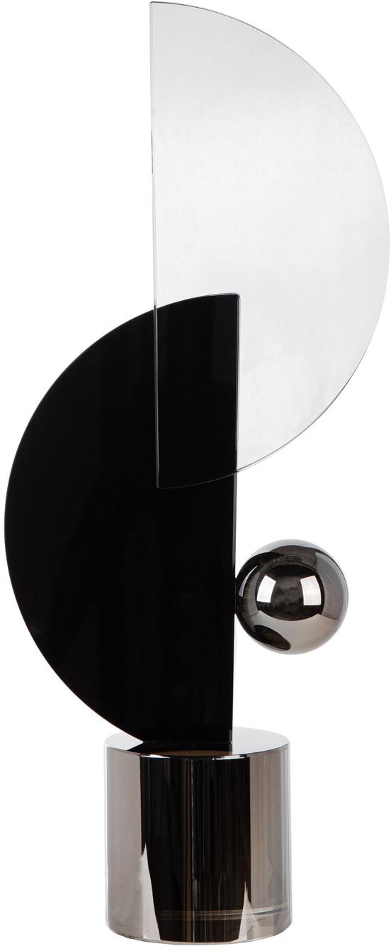Image of GILDE Skulptur "Glass Art, Skulptur, "Hakura", Glas, schwarz"