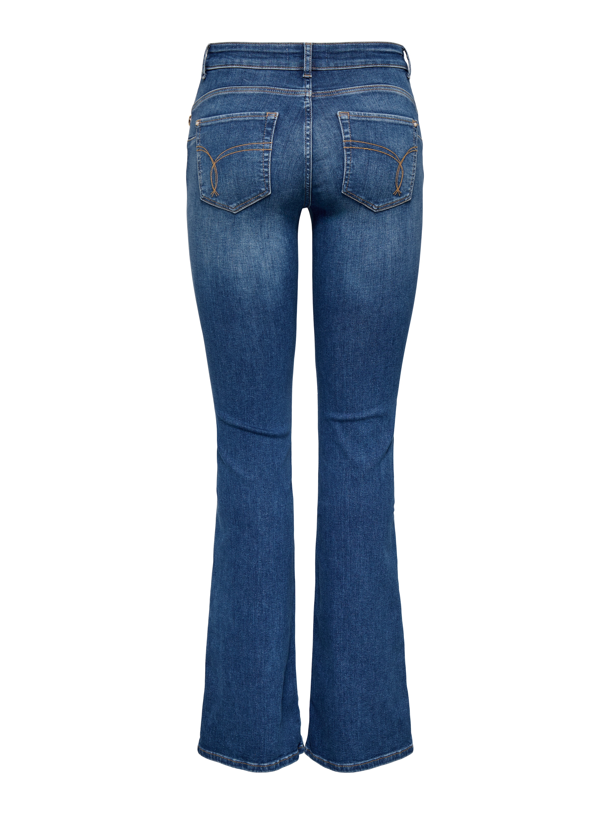 ONLY Jeans bootcut »ONLBLUSH MID BUT FLARED DNM REA763« mélange de coton, coupe bootcut