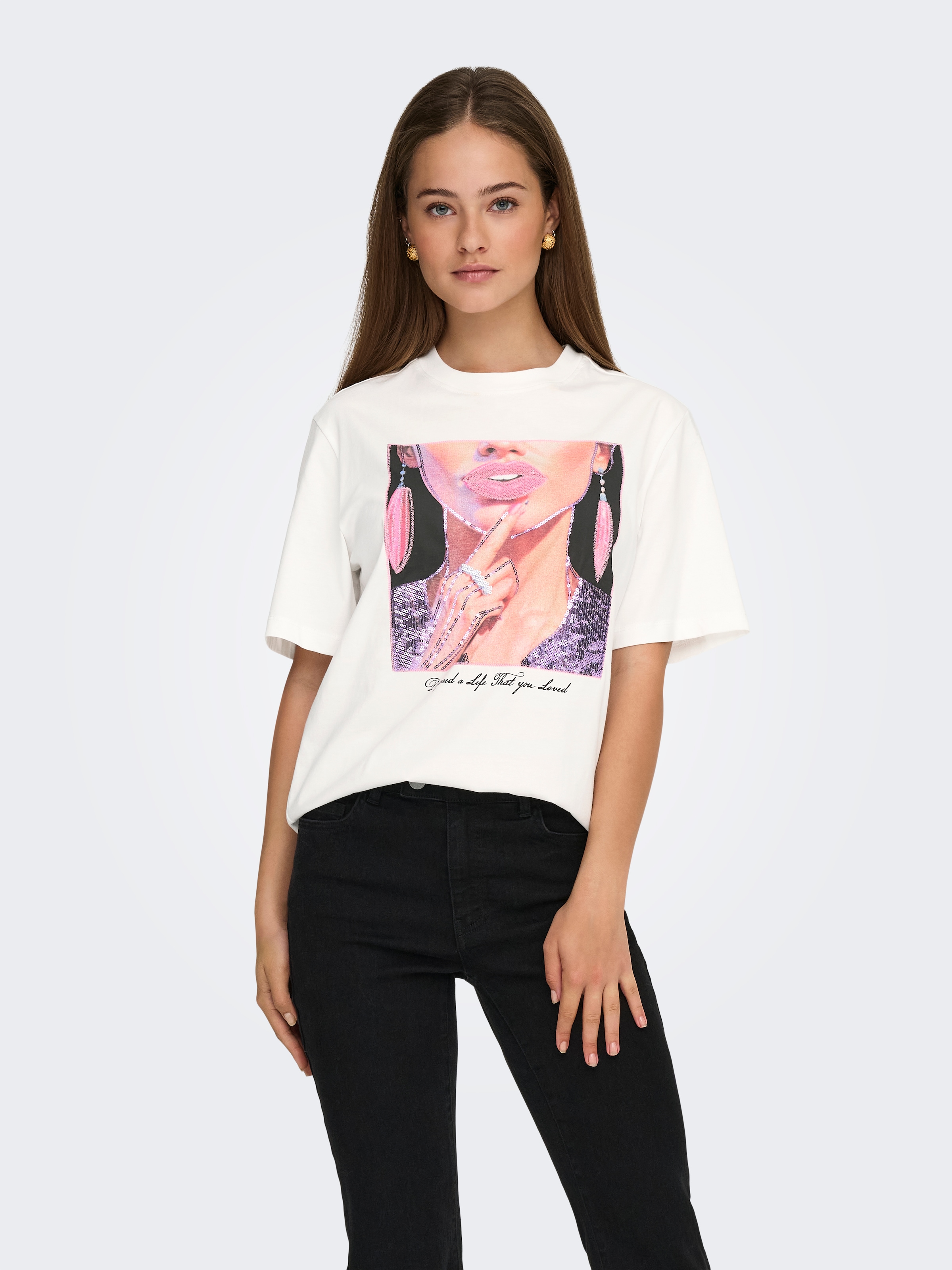 Image of ONLY Kurzarmshirt "ONLSIFF S/S TOP BOX JRS"