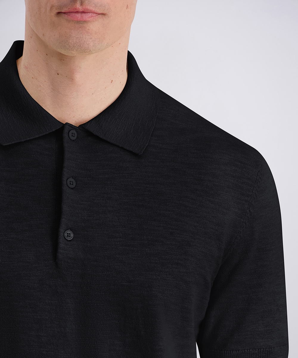 Pierre Cardin Polo »Polo Strick« coupe régulière, manches courtes, forme 3 boutons