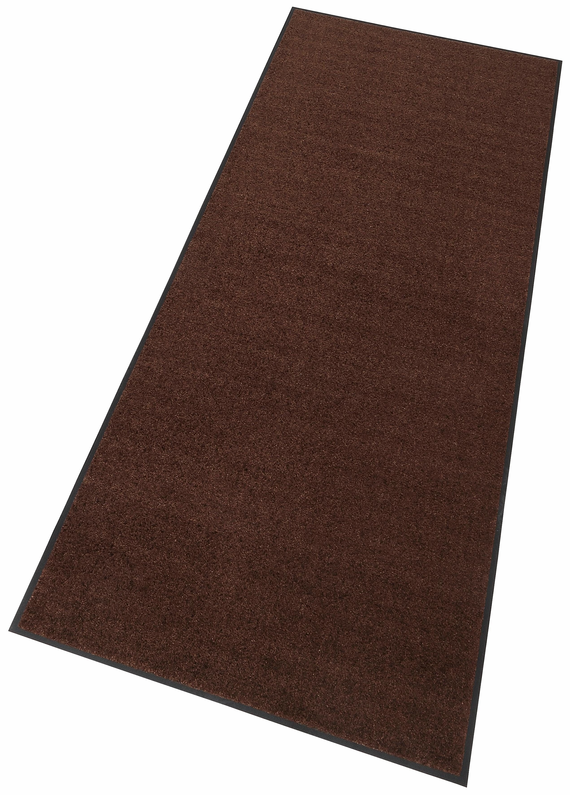 wash+dry by Kleen-Tex Fussmatte »Trend Uni, Schmutzfangmatte, waschbar«, rechteckig, 7 mm Höhe, rutschhemmend, In- und Outdoor geeignet, auch als Läufer erhältlich