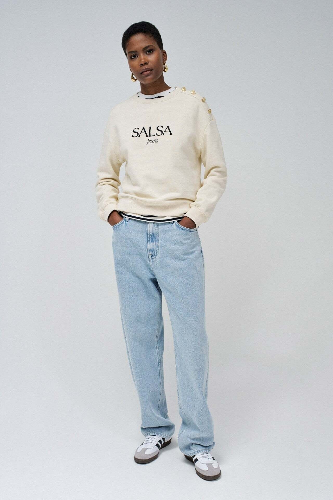 Salsa Sweatshirt »Salsa Jeans Sweatshirt Branding Sweater«
