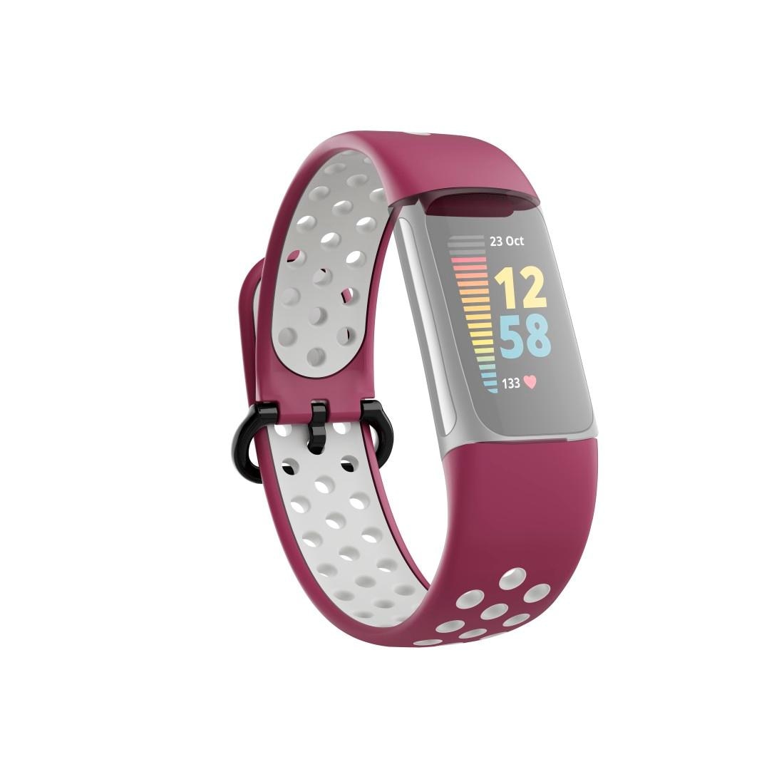 Hama Smartwatch-Armband »Sportarmband für Fitbit atmungsaktives Commander confortablement Uhrenarmband« 5, Charge