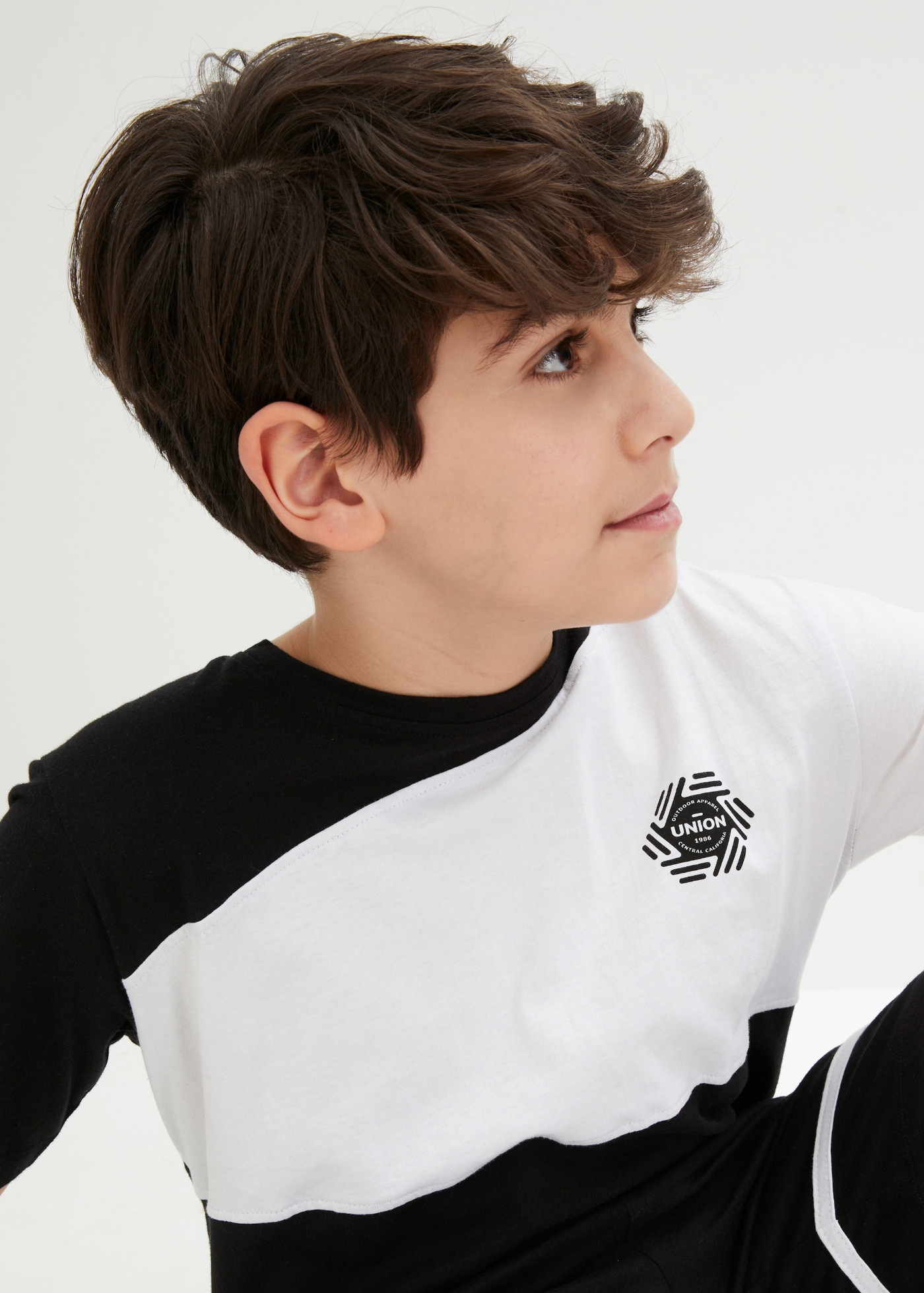 bonprix T-shirt Ensemble, lot de 2,  en coton pur, coupe régulière, manches courtes
