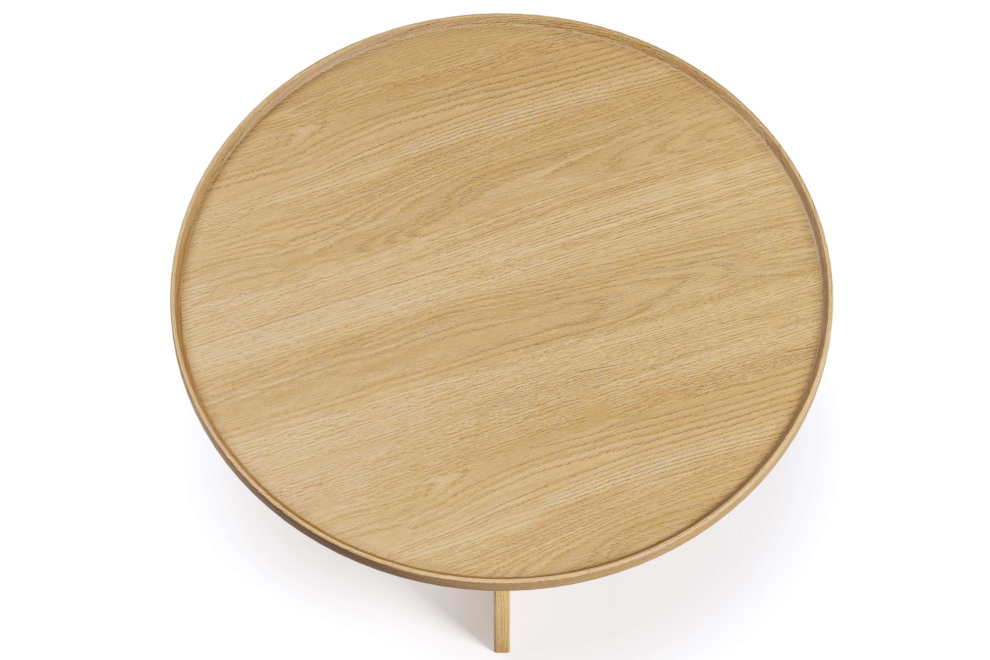 Woodman Table basse »Cala« 83/83/42 cm,  Breite 83 cm, rund, Tischplatte aus massiver Eiche, FSC® zertifiziert