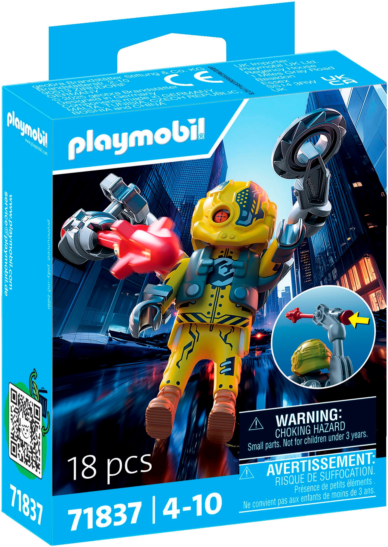 Playmobil® Konstruktions-Spielset »Roboter-Held (71837), Heroes«