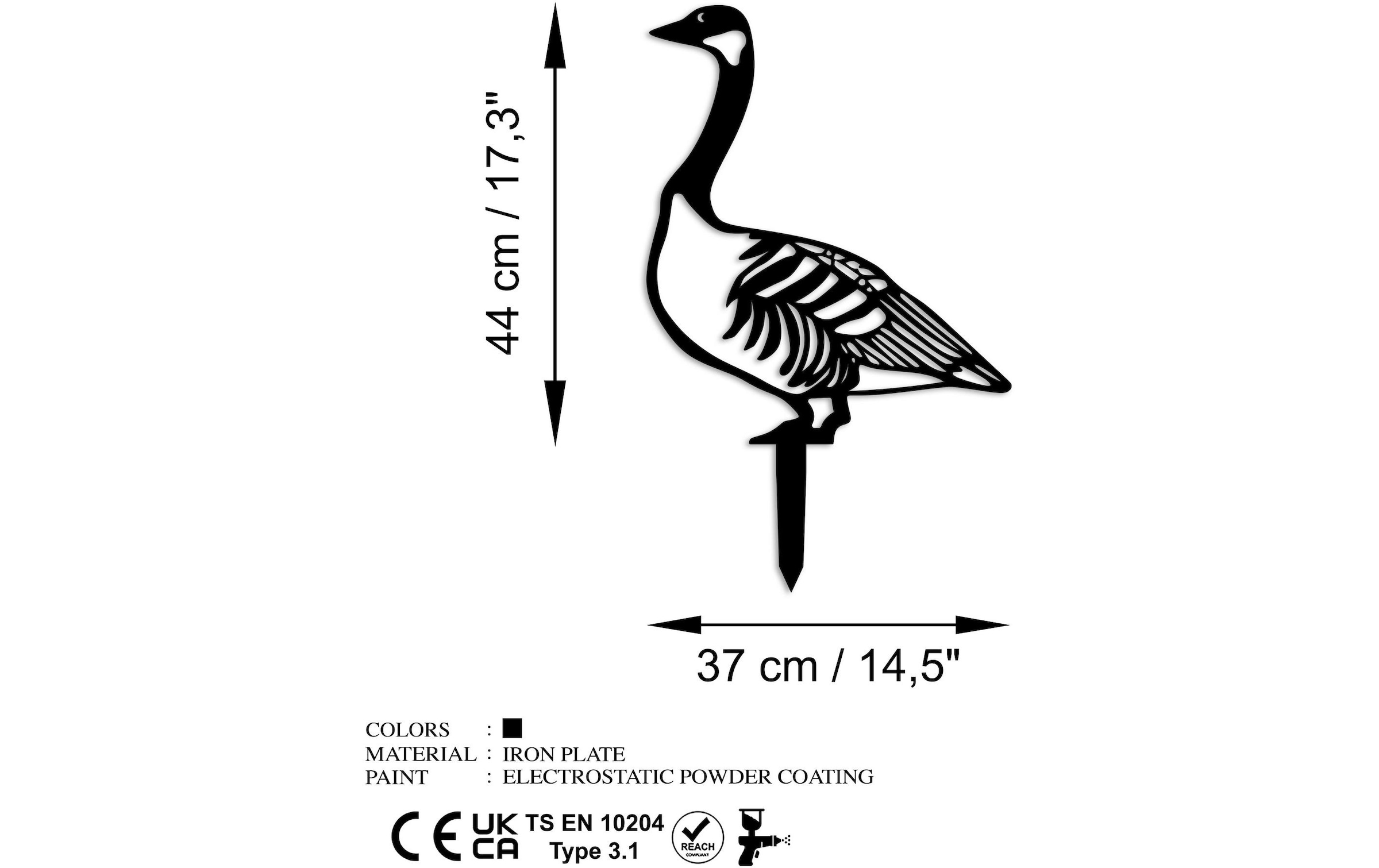 Gartenstecker »Wallxpert Ente«