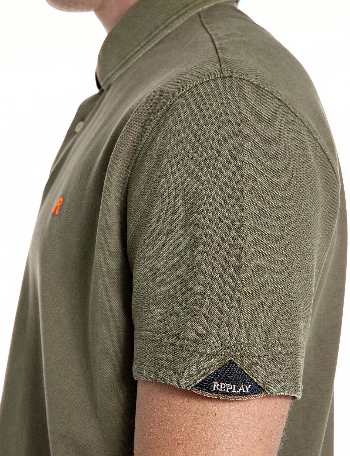 Replay Poloshirt aus Baumwollpiqué, Regular Fit