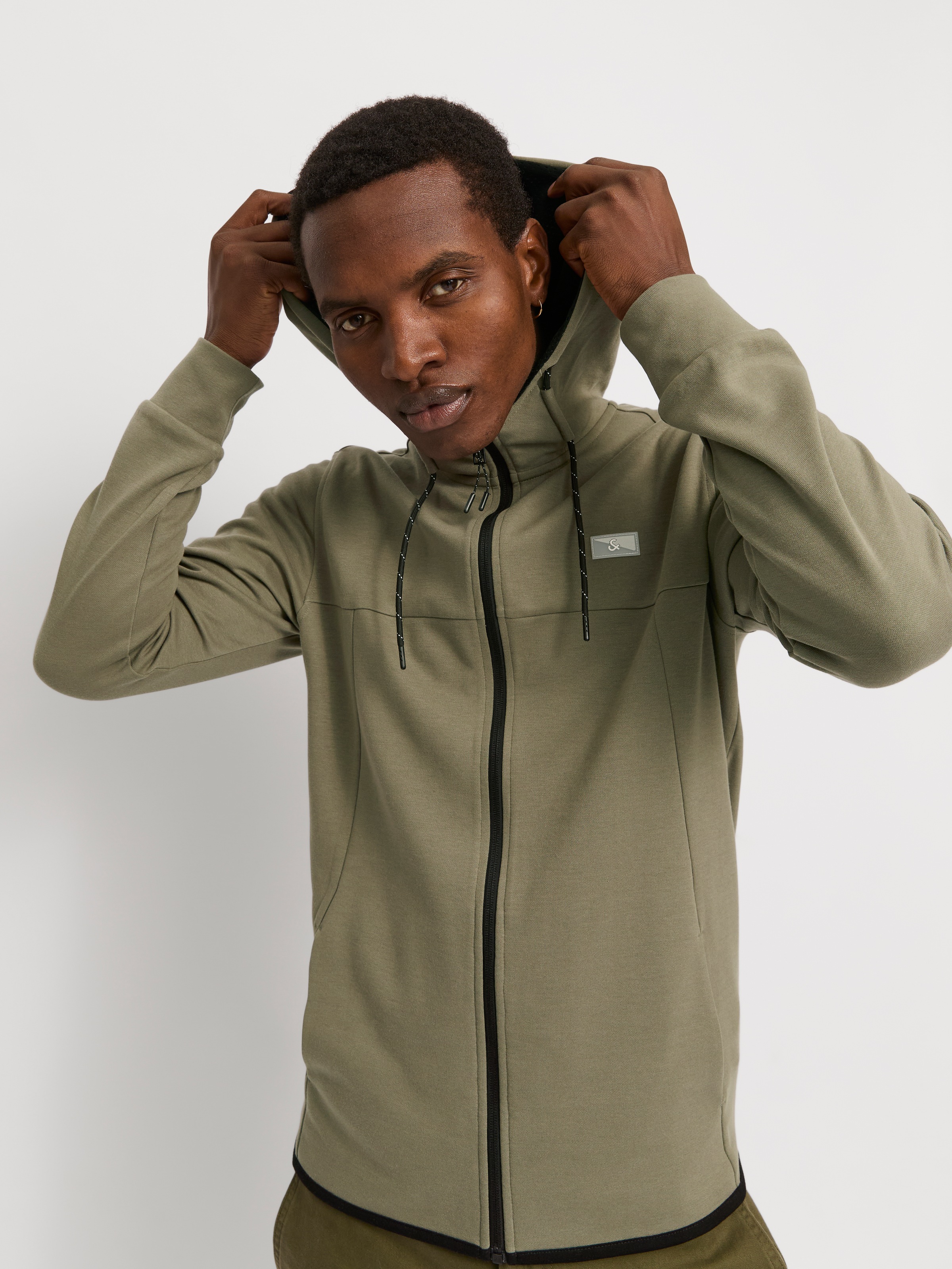 Jack & Jones Kapuzensweatjacke »JCOAIR SWEAT ZIP HOOD NOOS.«, mit Kapuze