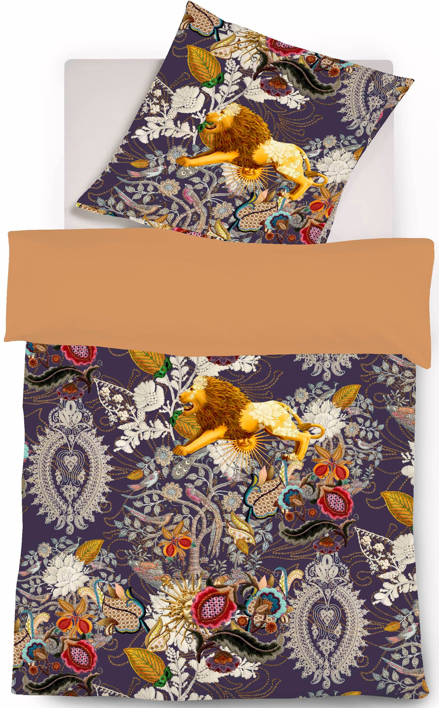 Image of fleuresse Wendebettwäsche "Bed Art S 4378" 2 Stk. Mako Satin, Baumwolle, in Gr. 135x200, 155x220, 200x200cm