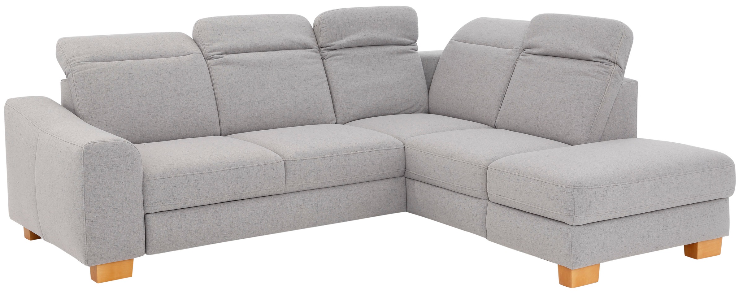 Home affaire Ecksofa »Dundee L-Form«, wahlweise mit Kopfteilverstellung und zusätzlich mit Bettfunktion