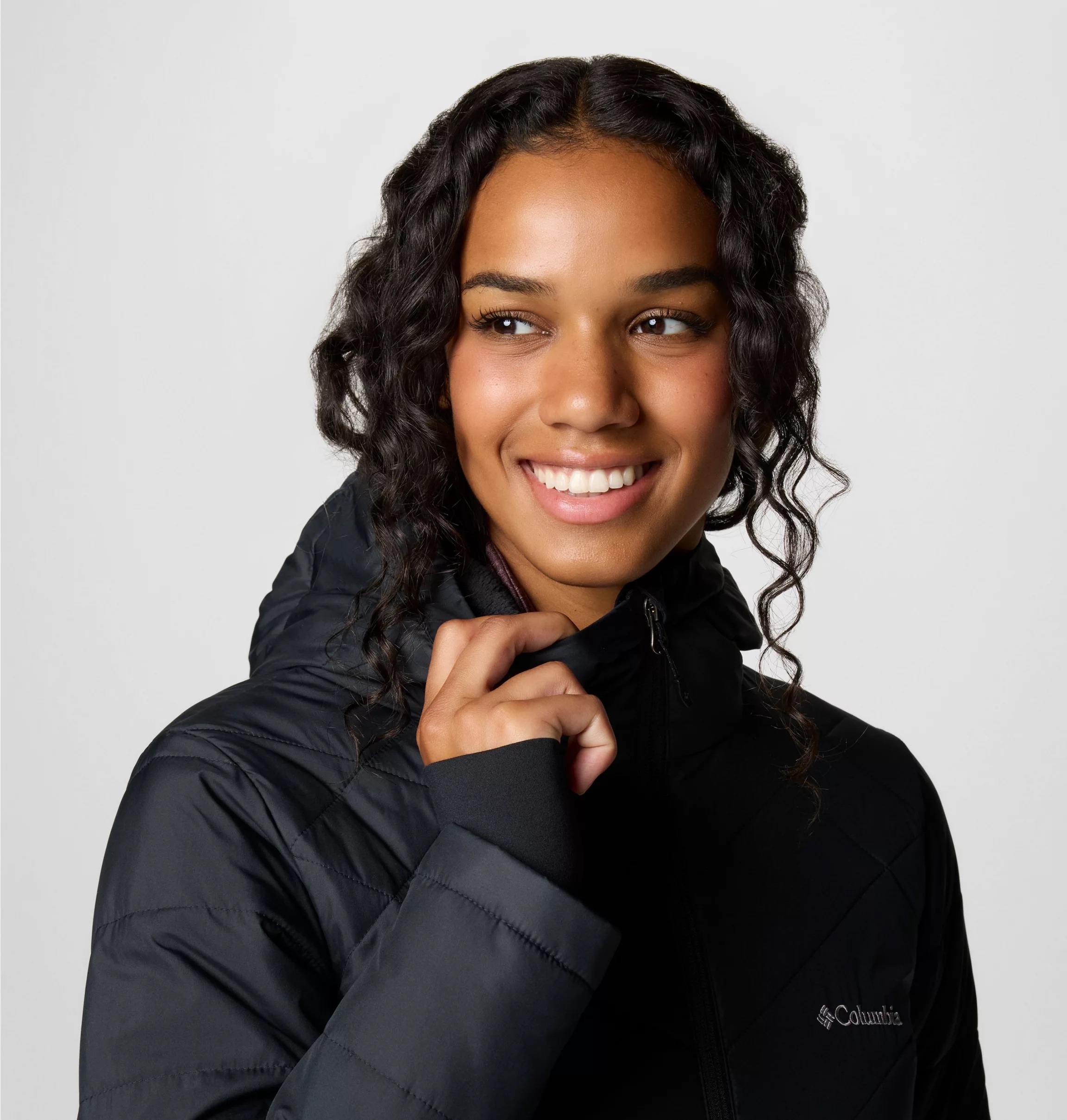 Columbia Steppmantel »HEAVENLY LONG HOODED JACKET«, (1 tlg.)