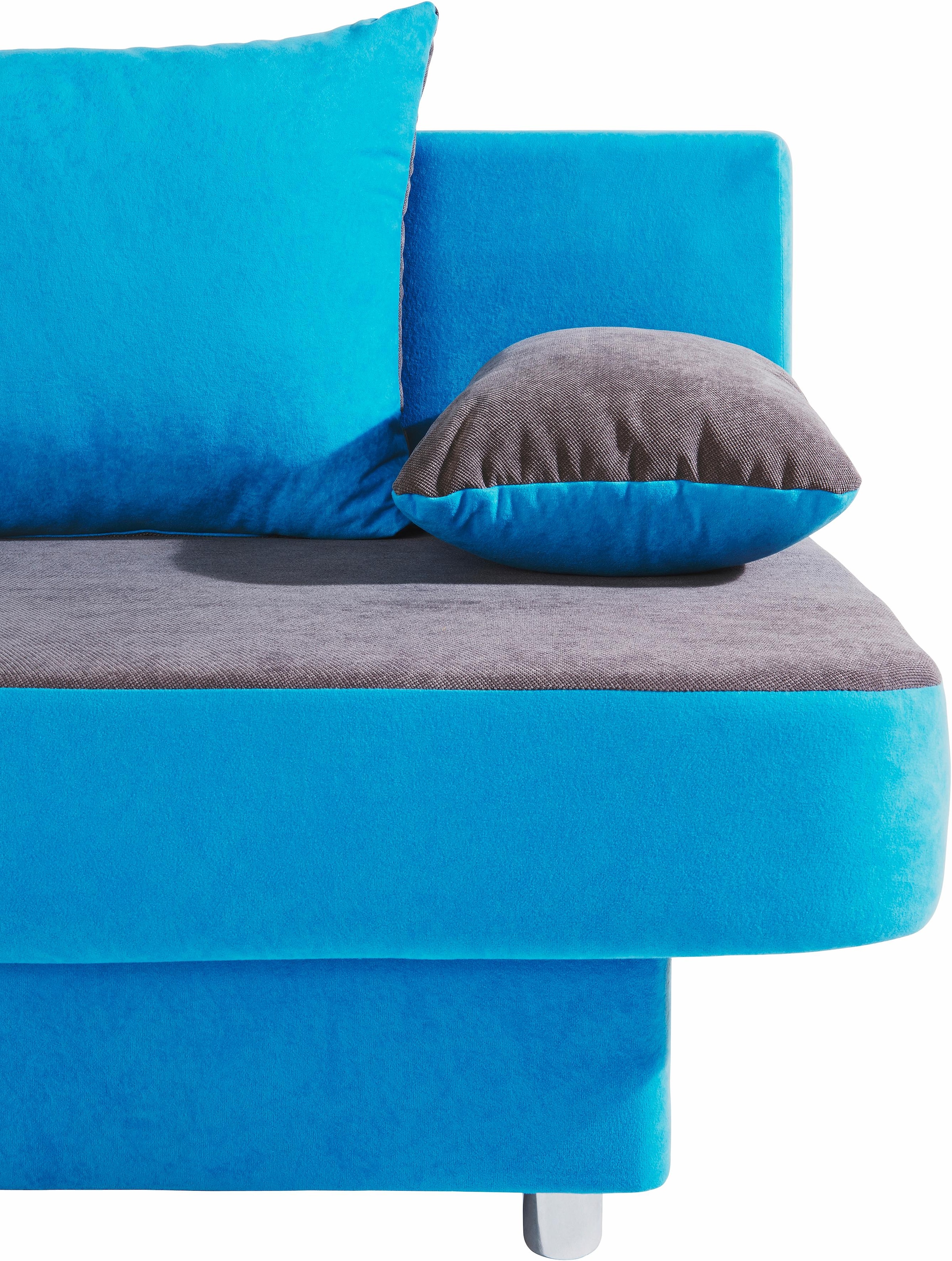 COLLECTION AB Schlafsofa »Ulla inkl. Bettfunktion und Bettkasten«, Schlafsofa,Bettfunktion,Bettkasten,inkl. Rückenkissen,Armlehnekissen