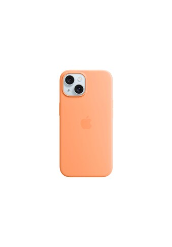 Handyhülle »Apple iPhone 15 Silikon Case mit MagSafe«, Apple iPhone 15