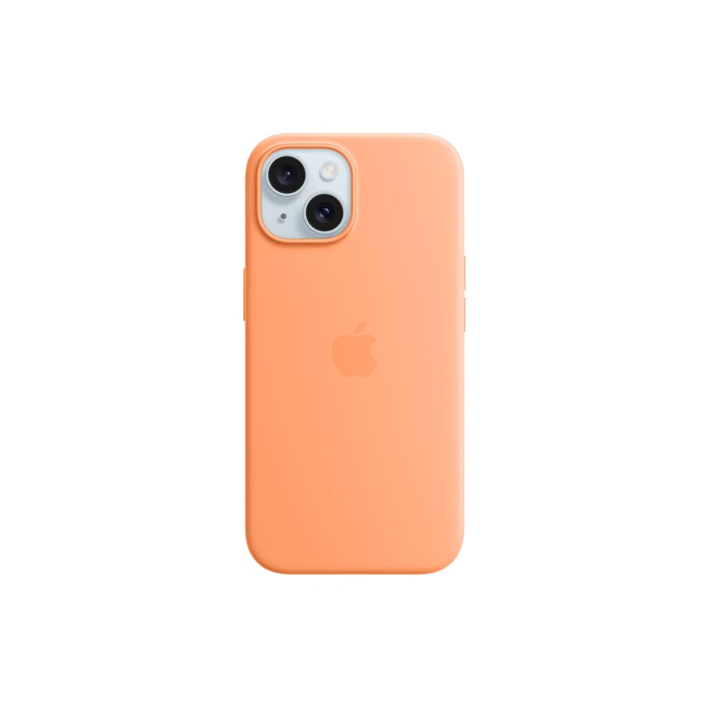 Apple Handyhülle »Apple iPhone 15 Silikon Case mit MagSafe«, Apple iPhone 15, MT0W3ZM/A