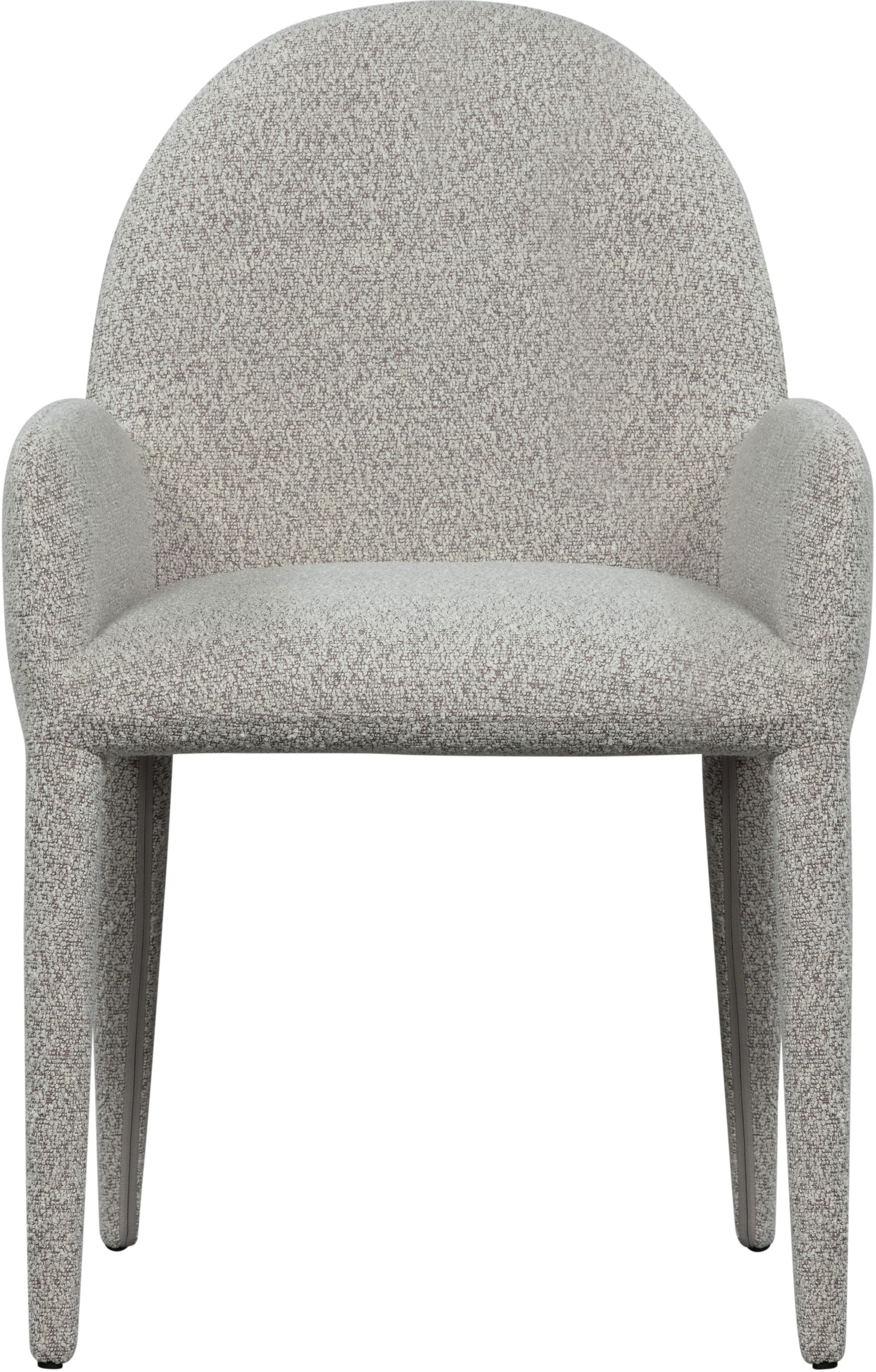 WOOOD Chaise de salle à manger »Elegance Bouclé-Bezug mit 3D-Melange-Effekt, H 83 x B 54 x T 57 cm« () capacité de charge 120 kg, livré monté, bonne résistance à l'usure