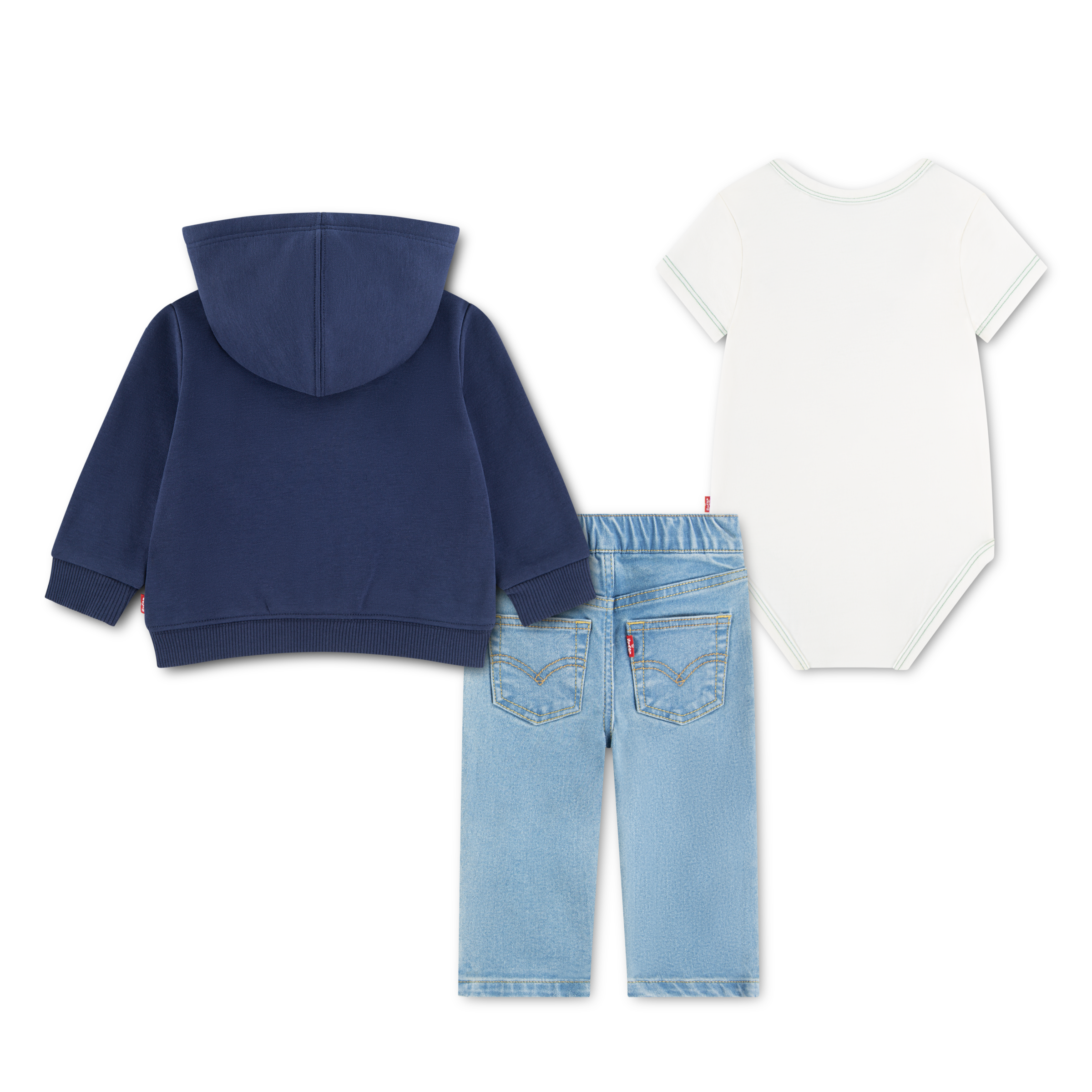 Levi's® Kids Body et pantalon »LVB 3PC FULL ZIP HOODIE SET« Ensemble, 3 & veste sweat - pour garçons,